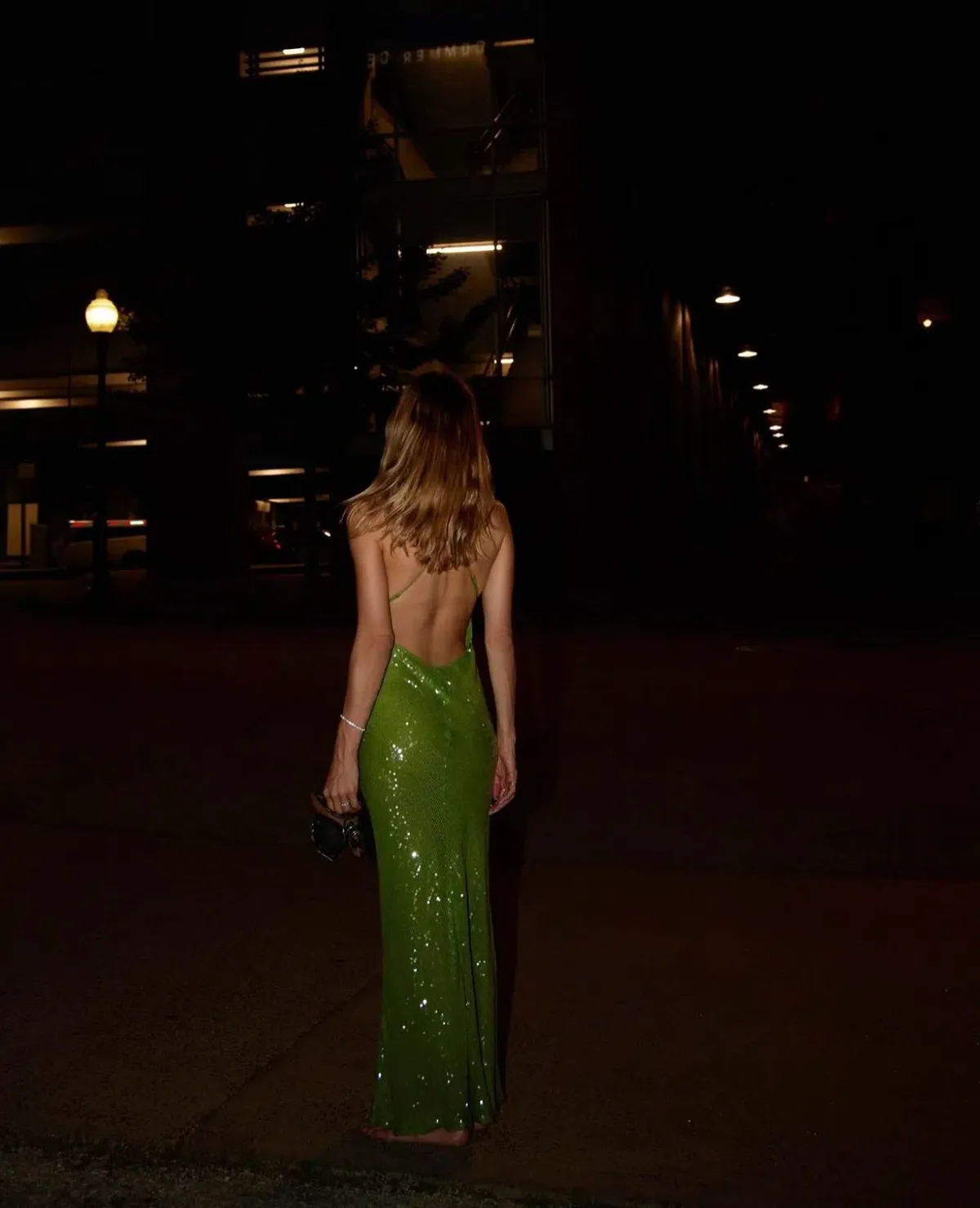 Rat and Boa Gaia Dress Green Sequin Size XXS/AU 6 - Image 7