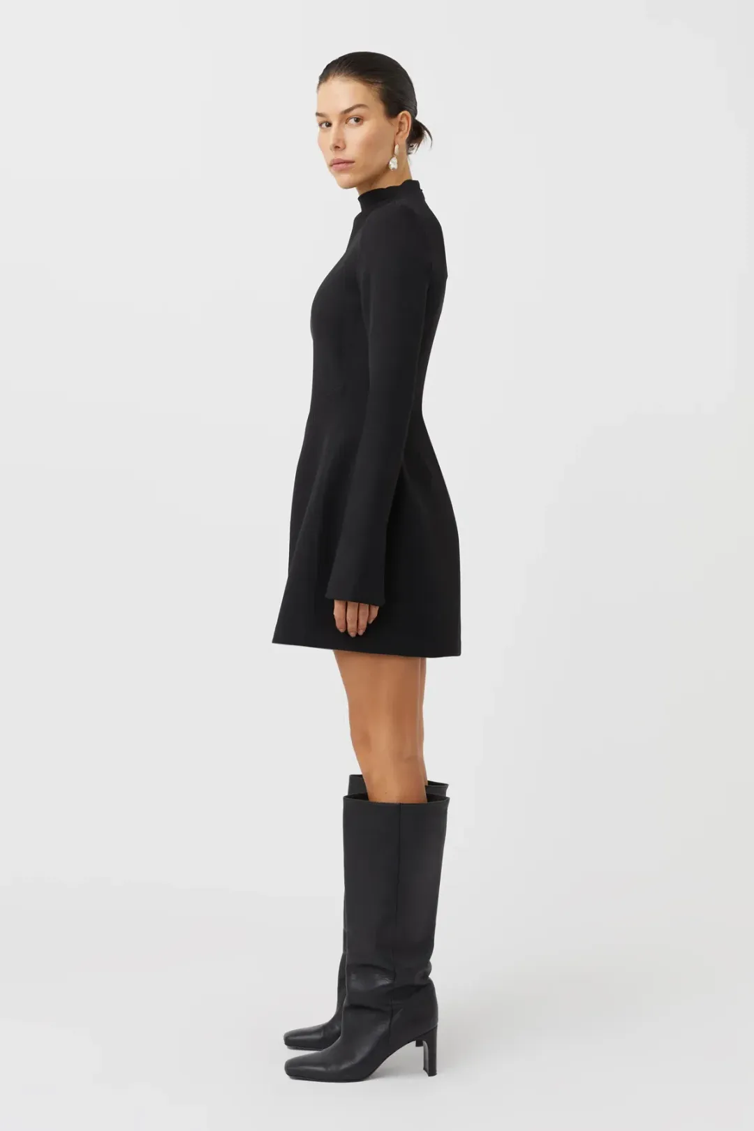 Camilla and Marc Gordon Mini Dress Black Size 6  for rent on The Volte - main image