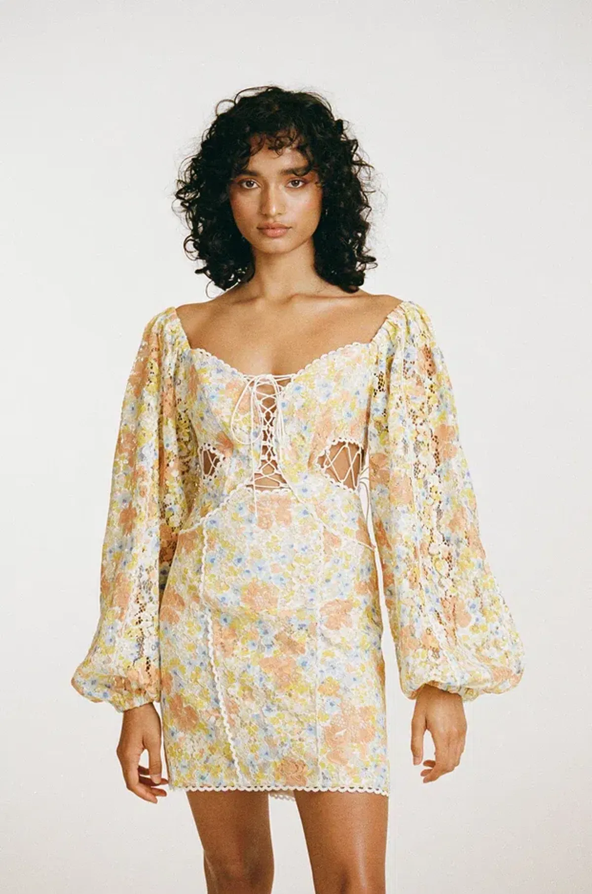 Zaco Essonnes Mini Dress Floraison Floral Print Size M / Au 10 - Image 2