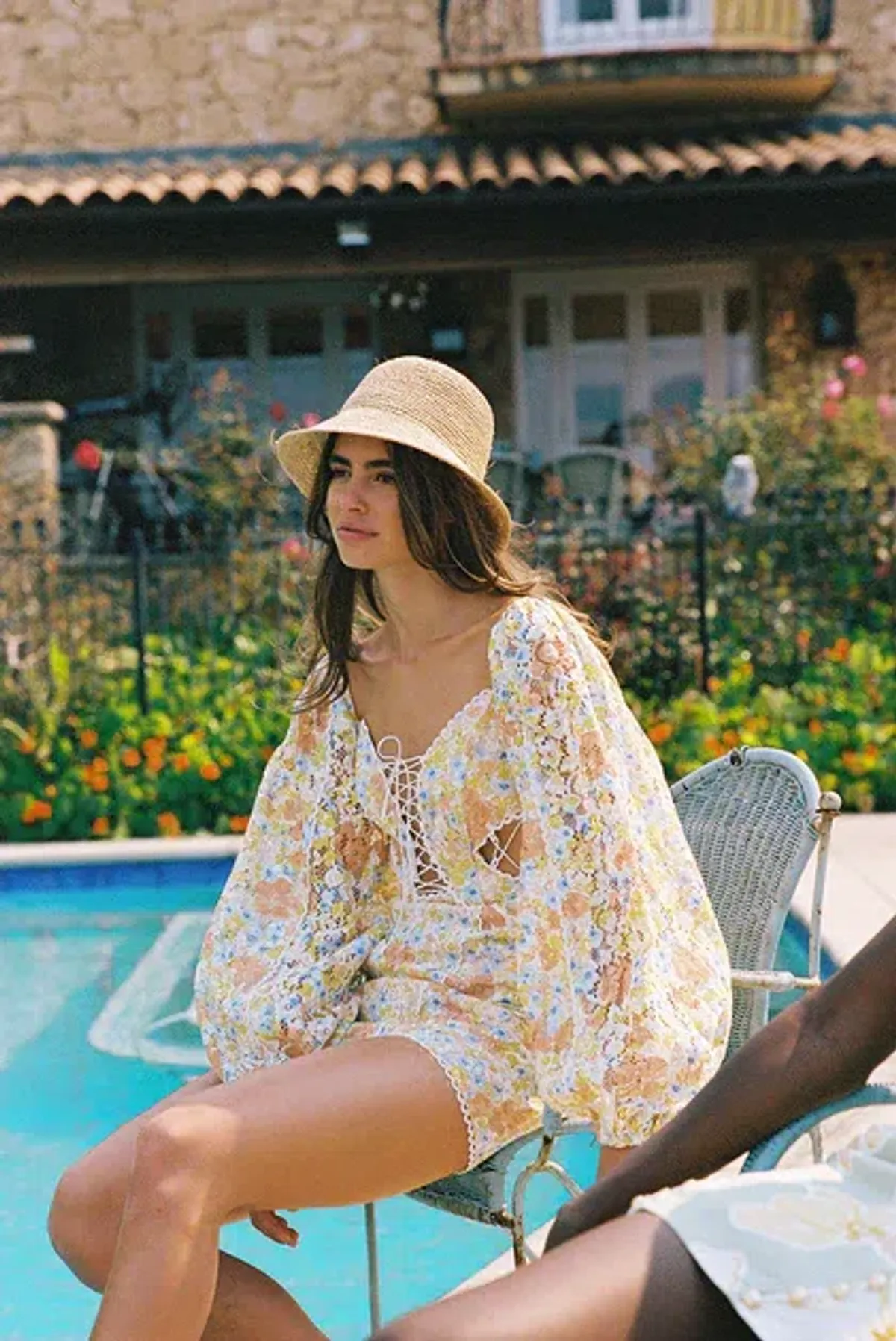 Zaco Essonnes Mini Dress Floraison Floral Print Size M / Au 10 - Image 3