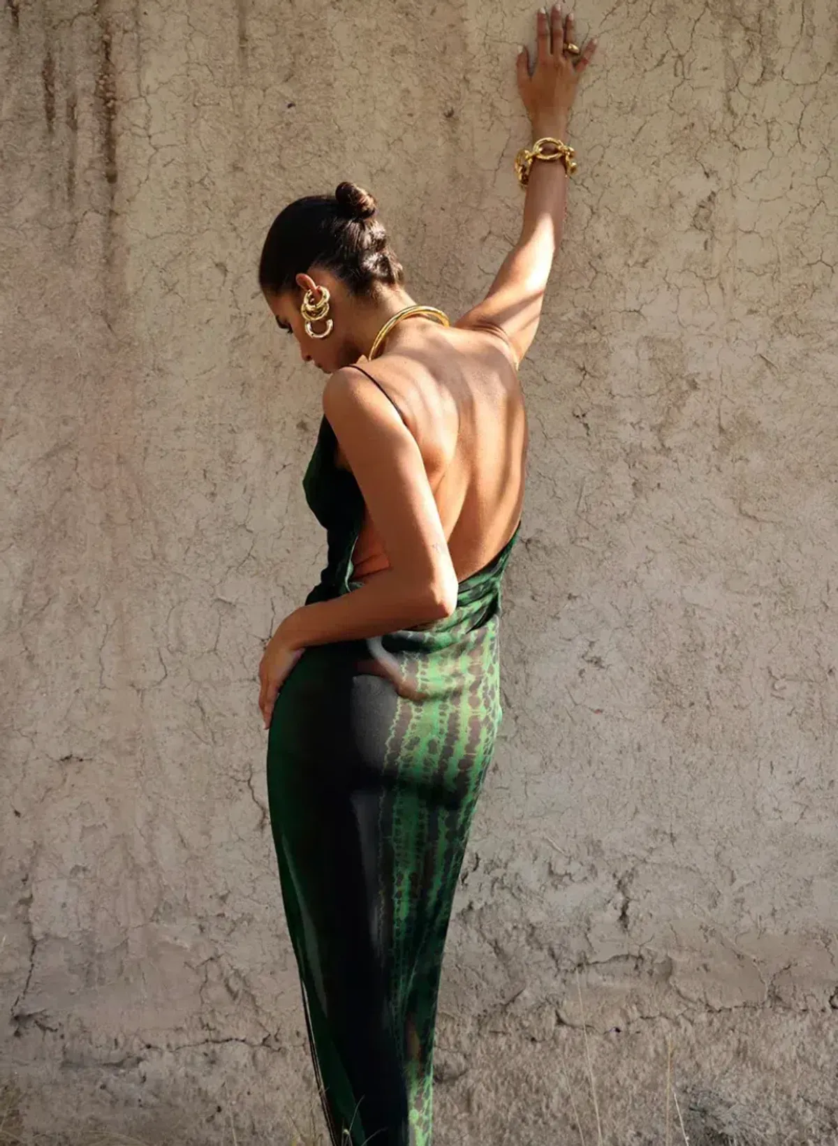 Rat & Boa Lavina Dress Deep Green Size M/ 10 - Image 3