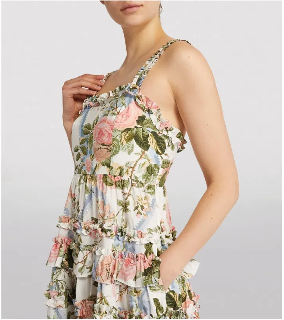 Needle & Thread | Floral Hettie Gown | Floral | Size 10 for rent on The Volte - main image
