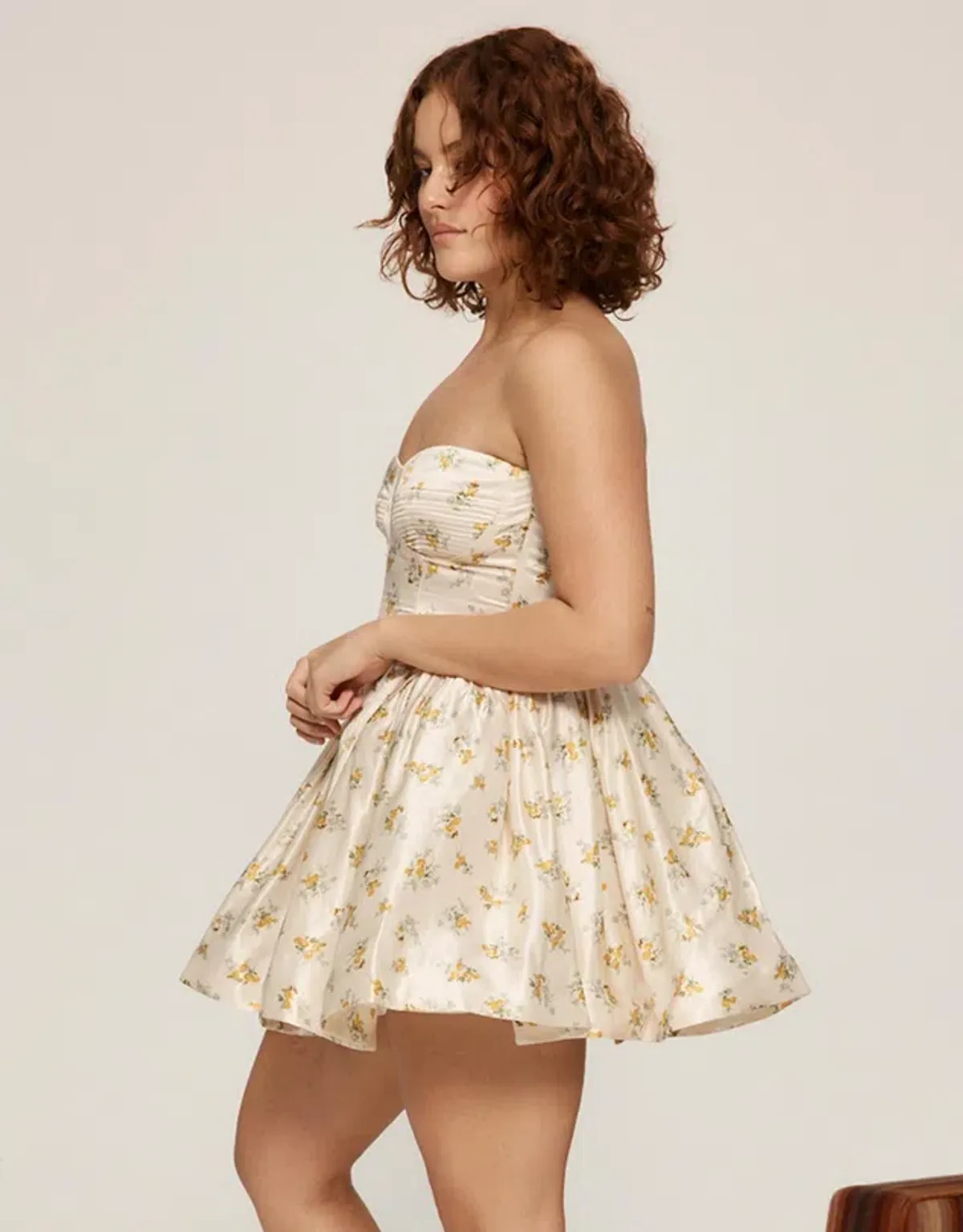 Alemais Bea Corset Mini Dress In Ivory Ladies Size 14  - Image 2