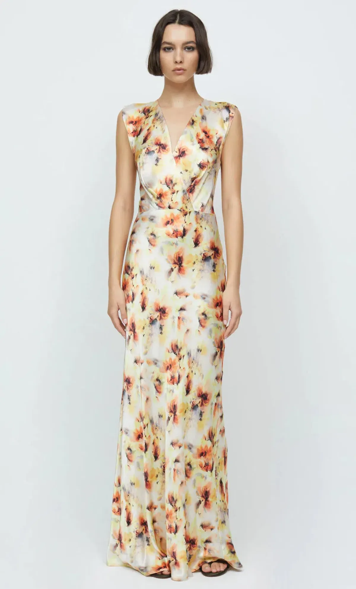 Bec & Bridge Sunset Floral Wrap Maxi Dress Size 10 - Image 2