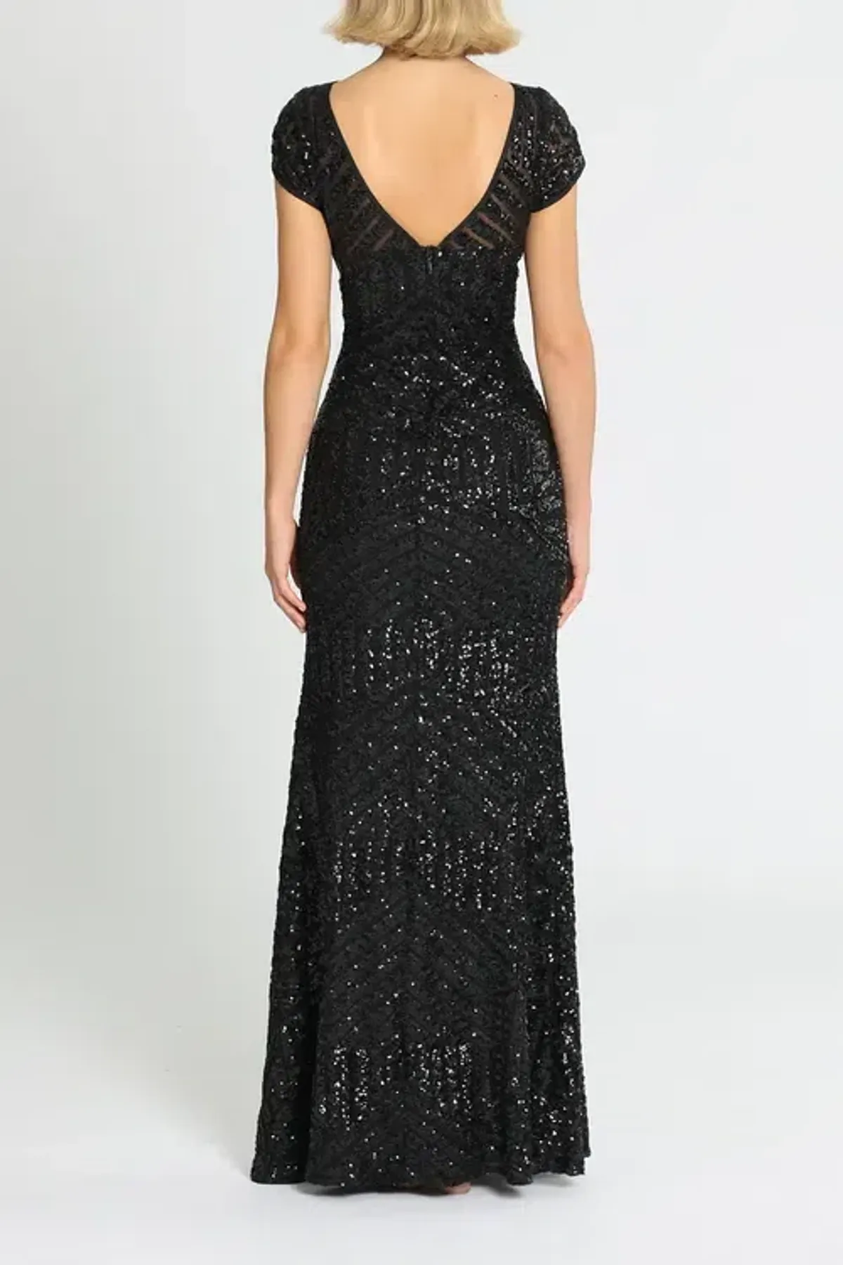 L'amour Grace Gown Black Size 14 - Image 3