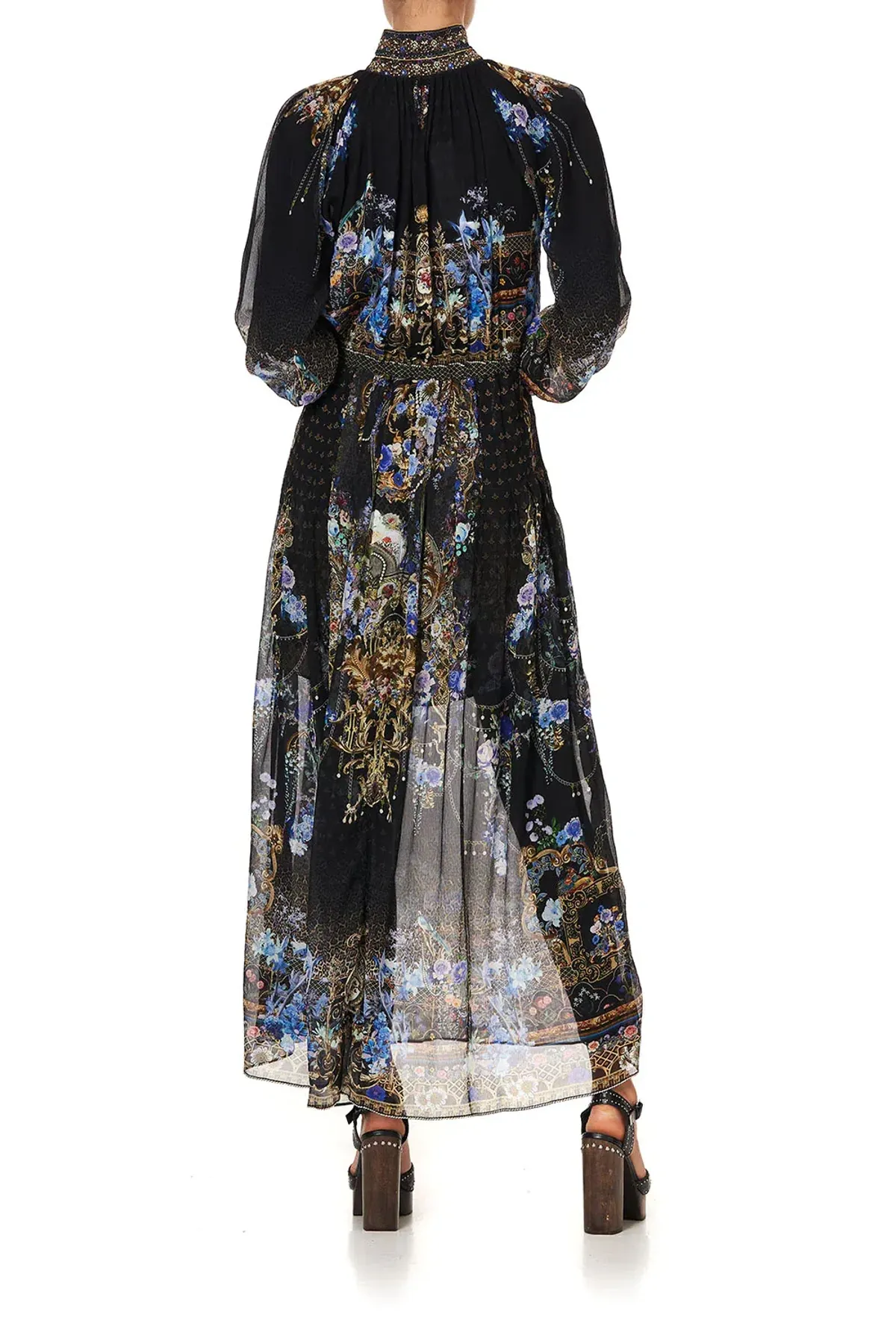 Camilla Long Sleeve Dress With Collar Palace Playhouse Size 10  - Image 2