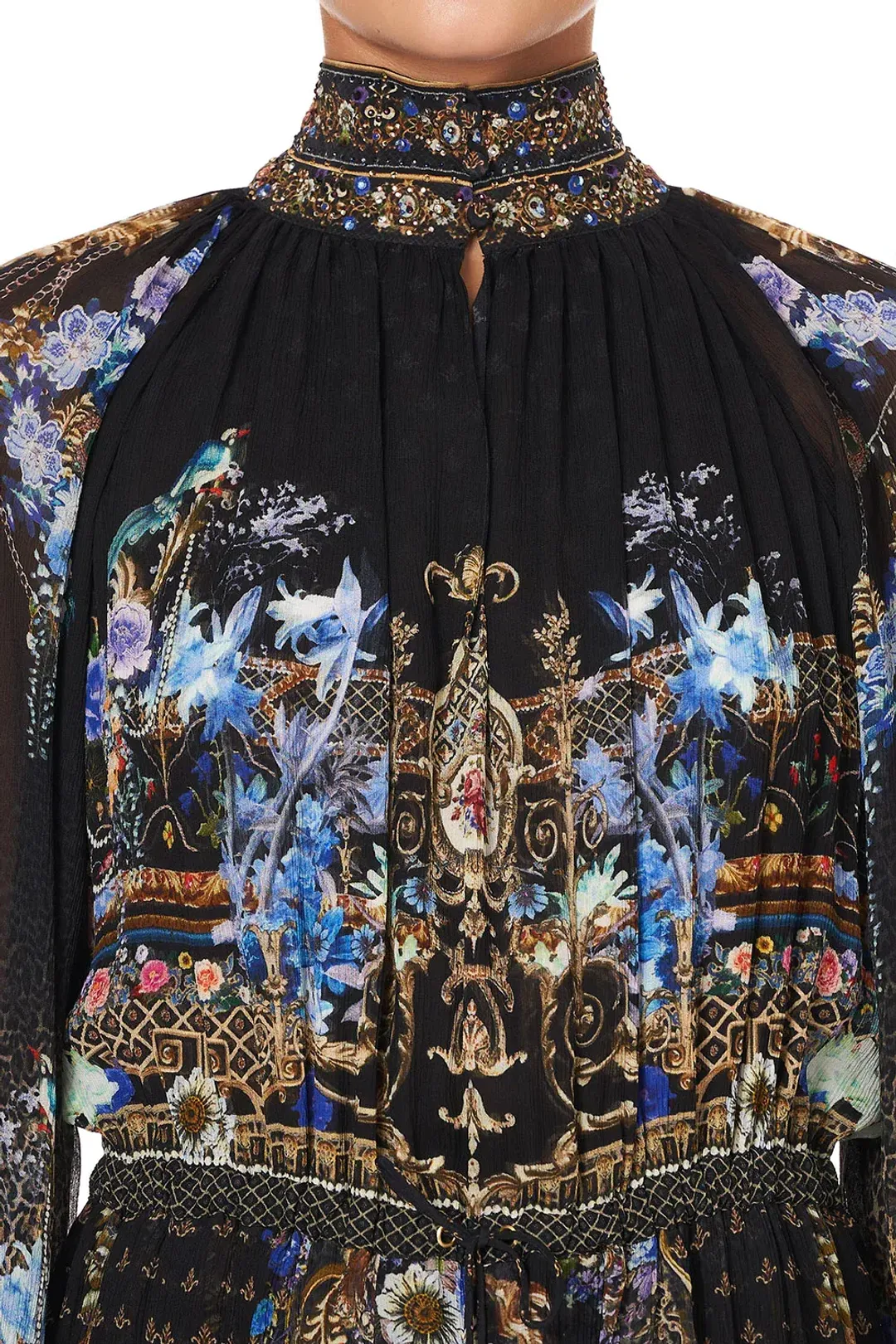 Camilla Long Sleeve Dress With Collar Palace Playhouse Size 10  for rent on The Volte - main image