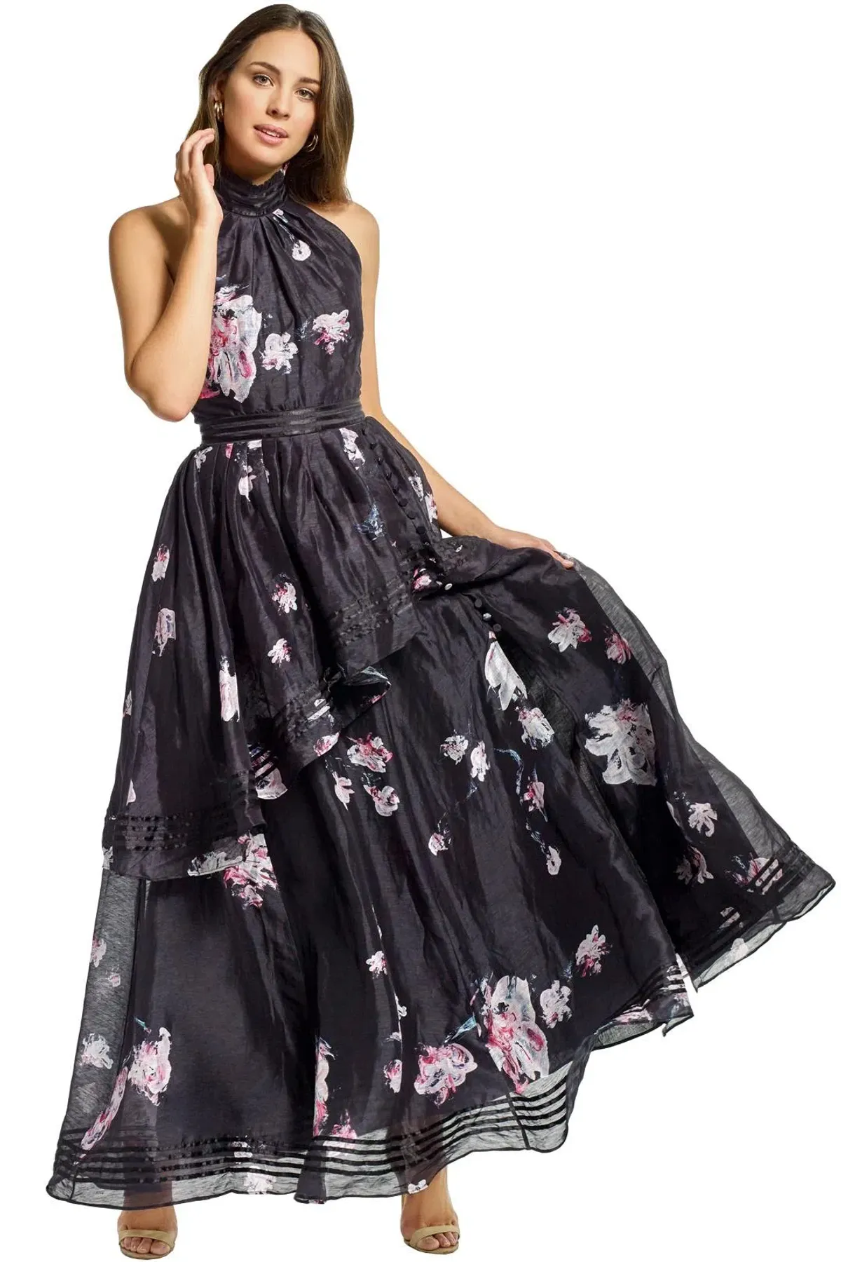 Aje Sienna Maxi Dress Floral Size 10 - Image 1