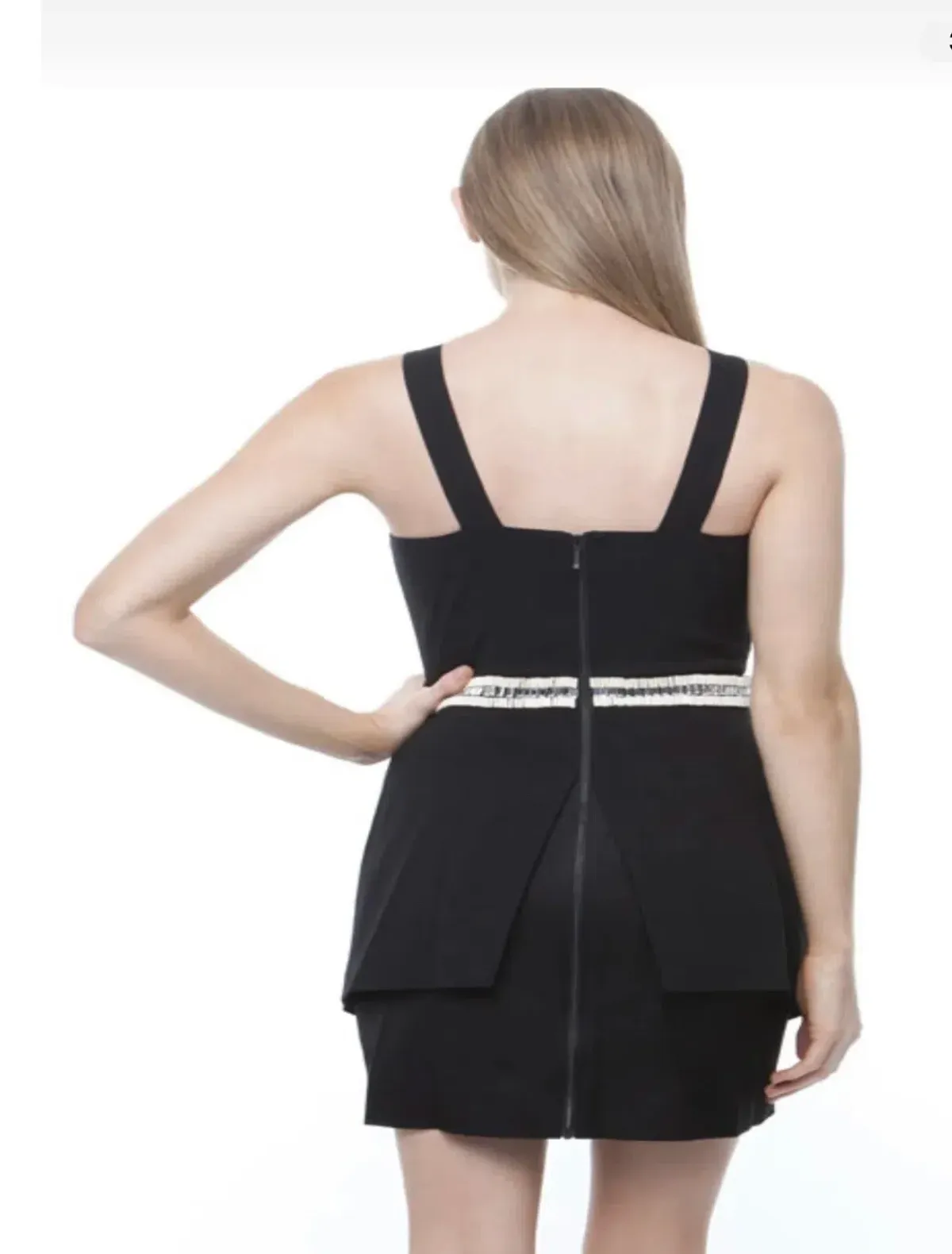 Sass & Bide Worn By Men Dress in Sharp Shapes Beaded Size 6 - Image 3