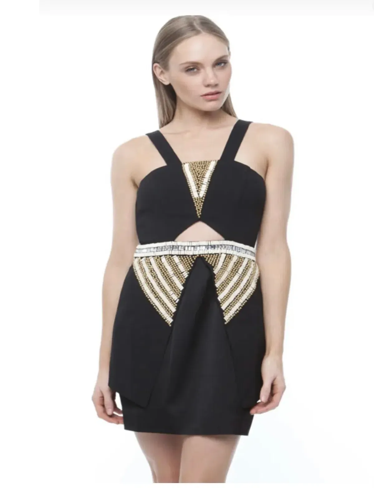 Sass & Bide Worn By Men Dress in Sharp Shapes Beaded Size 6 - Image 1