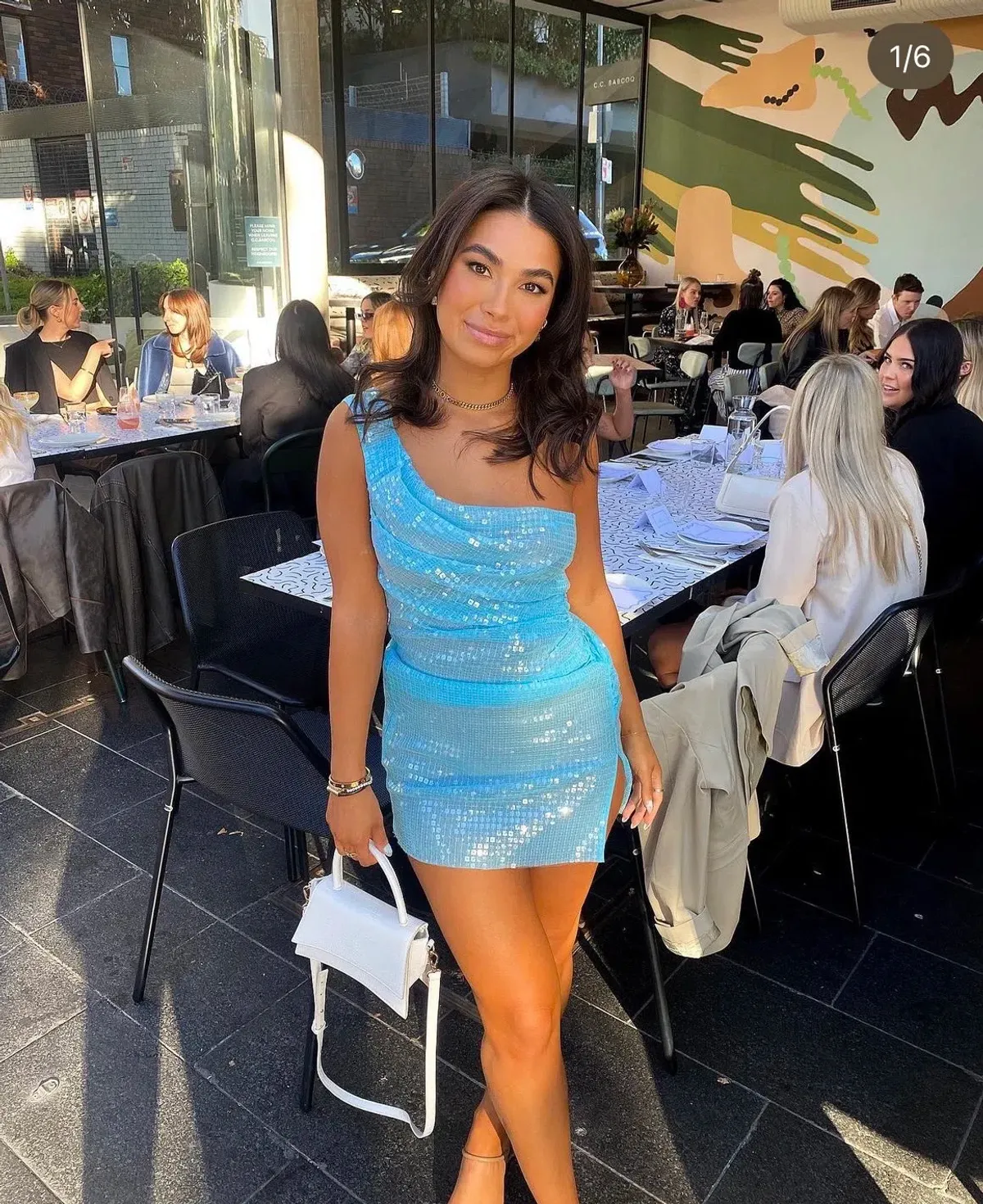 Cult Naked Blue Moon Dress Size AU 8 - Image 5