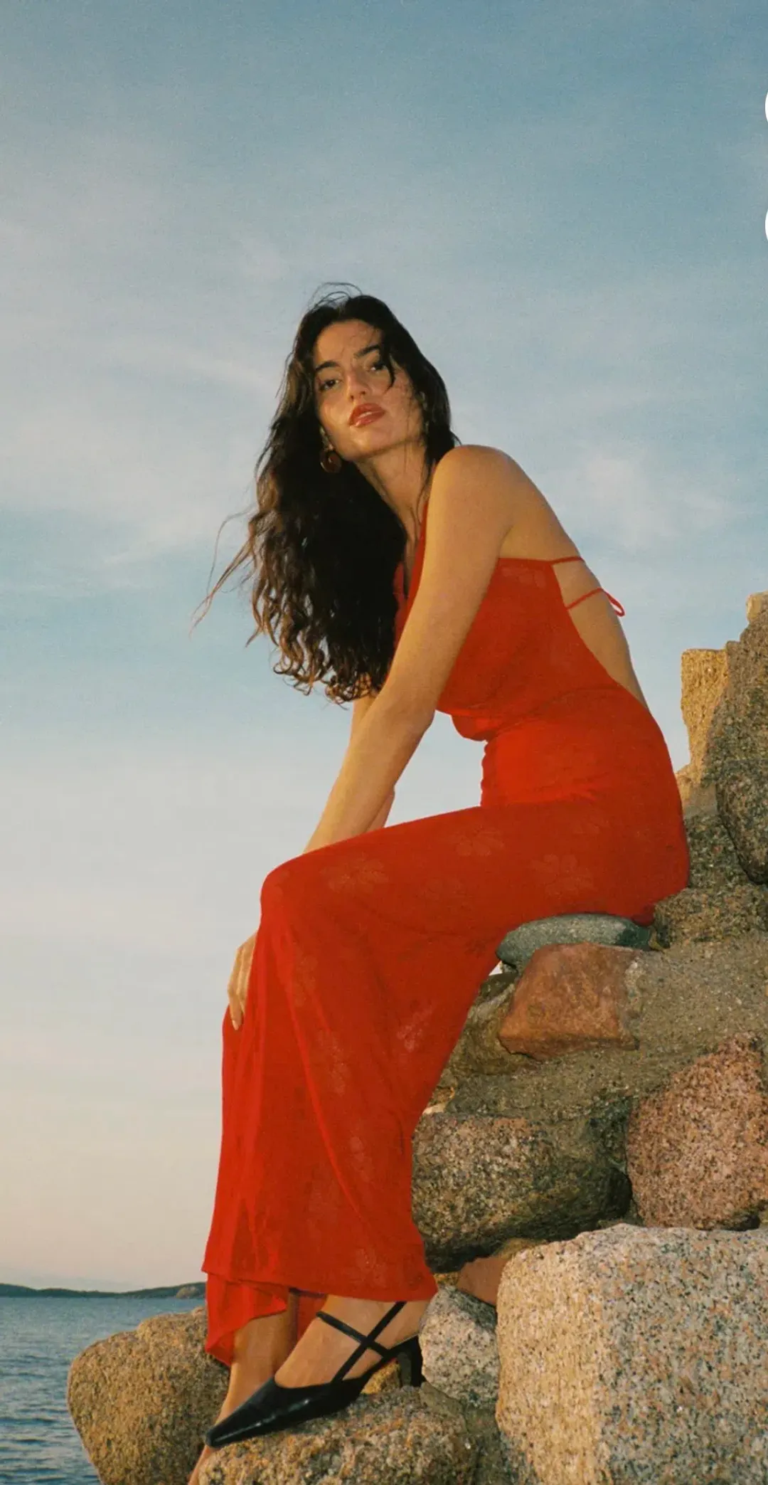 Asta Resort Klara Dress in Rossa Size S / AU 8 for rent on The Volte - main image