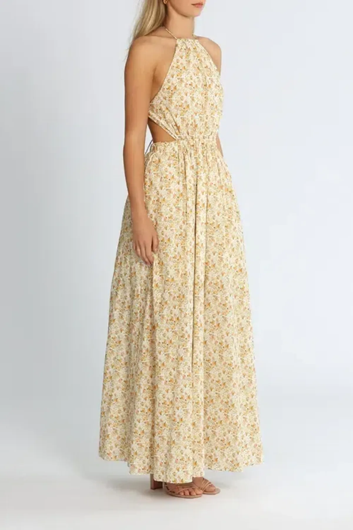 Significant Other Cara Dress Print Yellow Size 8 - Image 2