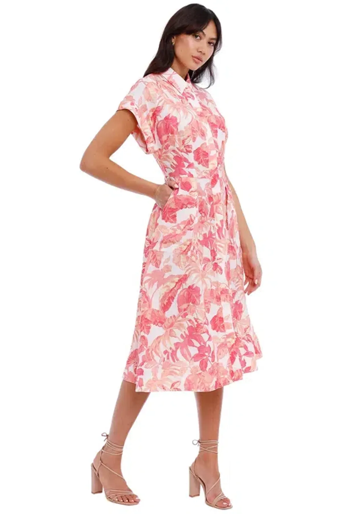 Rebecca Vallance Tropicale Midi Print Size 8 - Image 2