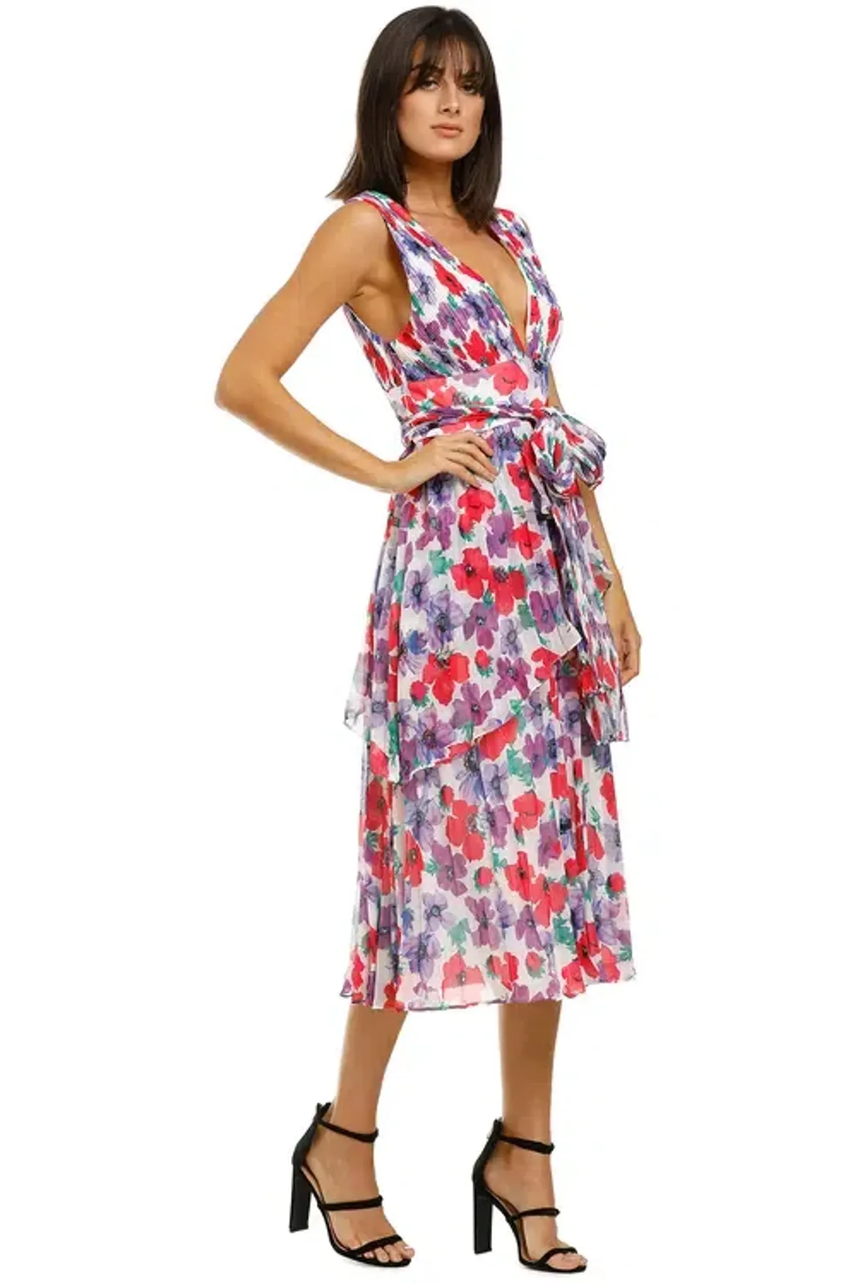 Talulah Sugar and Spice Midi Dress Sugar Bloom Multi Floral Size 12 - Image 2