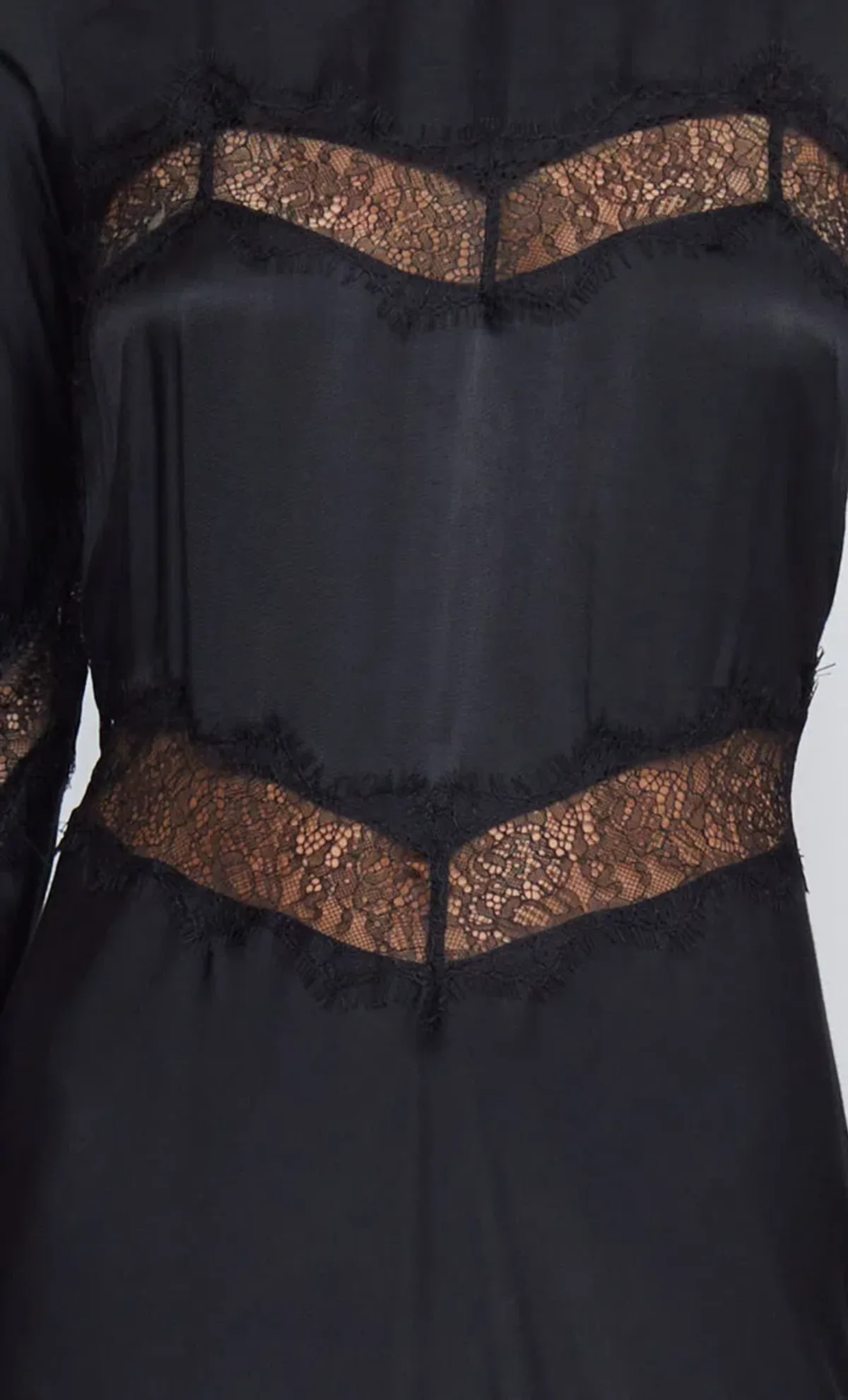 Bec & Bridge Spencer Lace Long Sleeve Maxi Dress in Black Size 6 / XS - Image 4