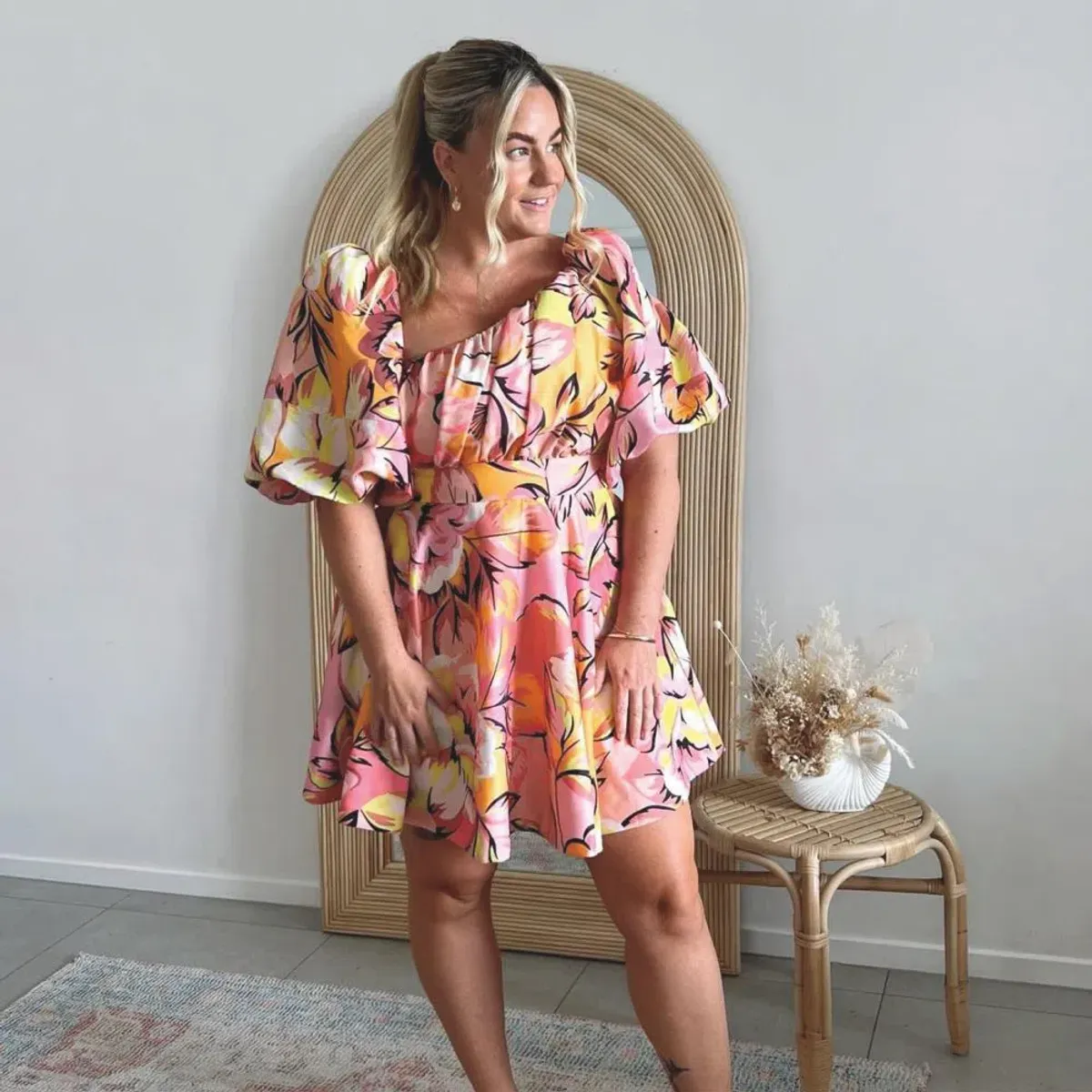 Sheike Copacabana Mini Dress Multi Size 14 - Image 2