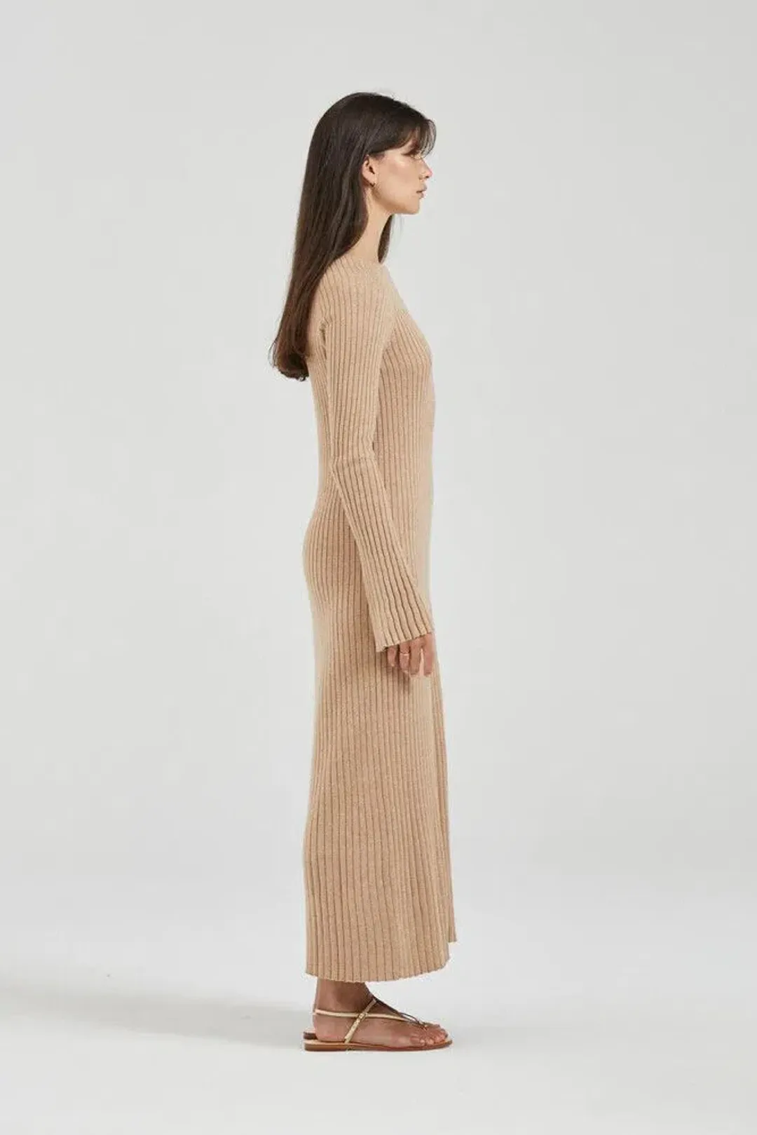 Friends With Frank The Thea Cleo Dress Caramel Size S / AU 8 for rent on The Volte - main image