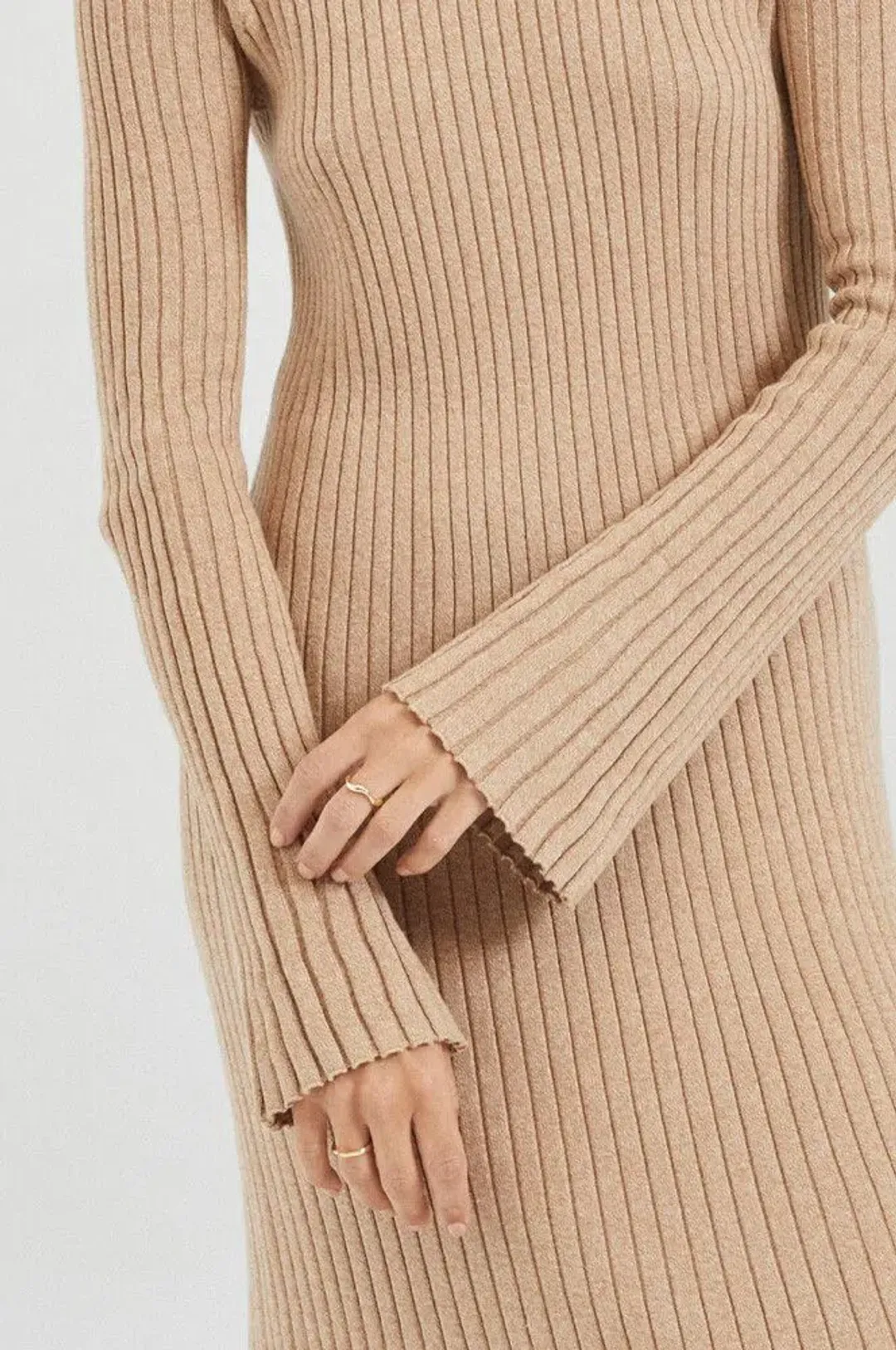 Friends With Frank The Thea Cleo Dress Caramel Size S / AU 8 for rent on The Volte - main image