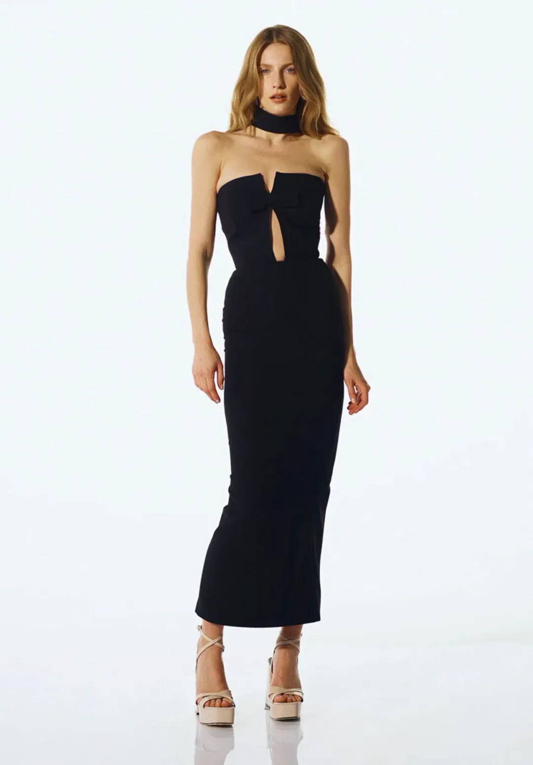 THE NEW ARRIVALS by İlkyaz Özel Holly in Sing Sing Black Dress Size 6/XS for rent on The Volte - main image