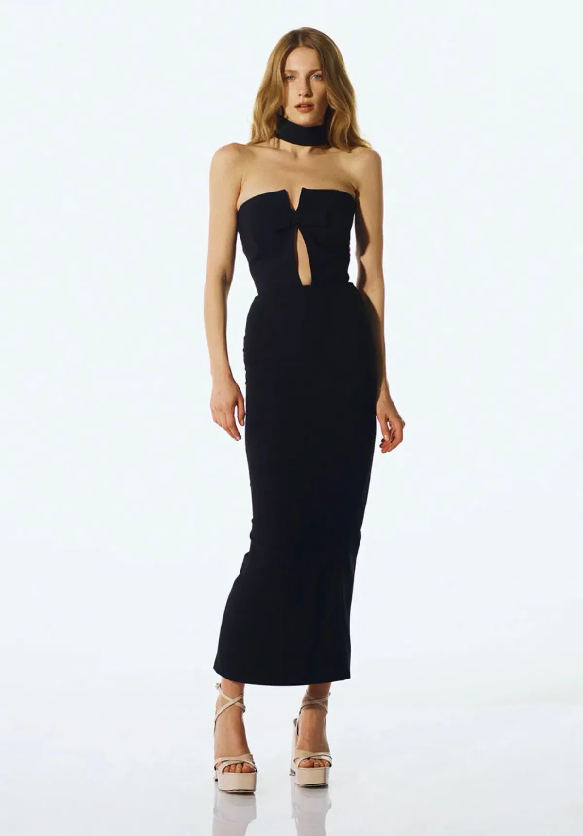 THE NEW ARRIVALS by İlkyaz Özel Holly in Sing Sing Black Dress Size 6/XS - Image 1