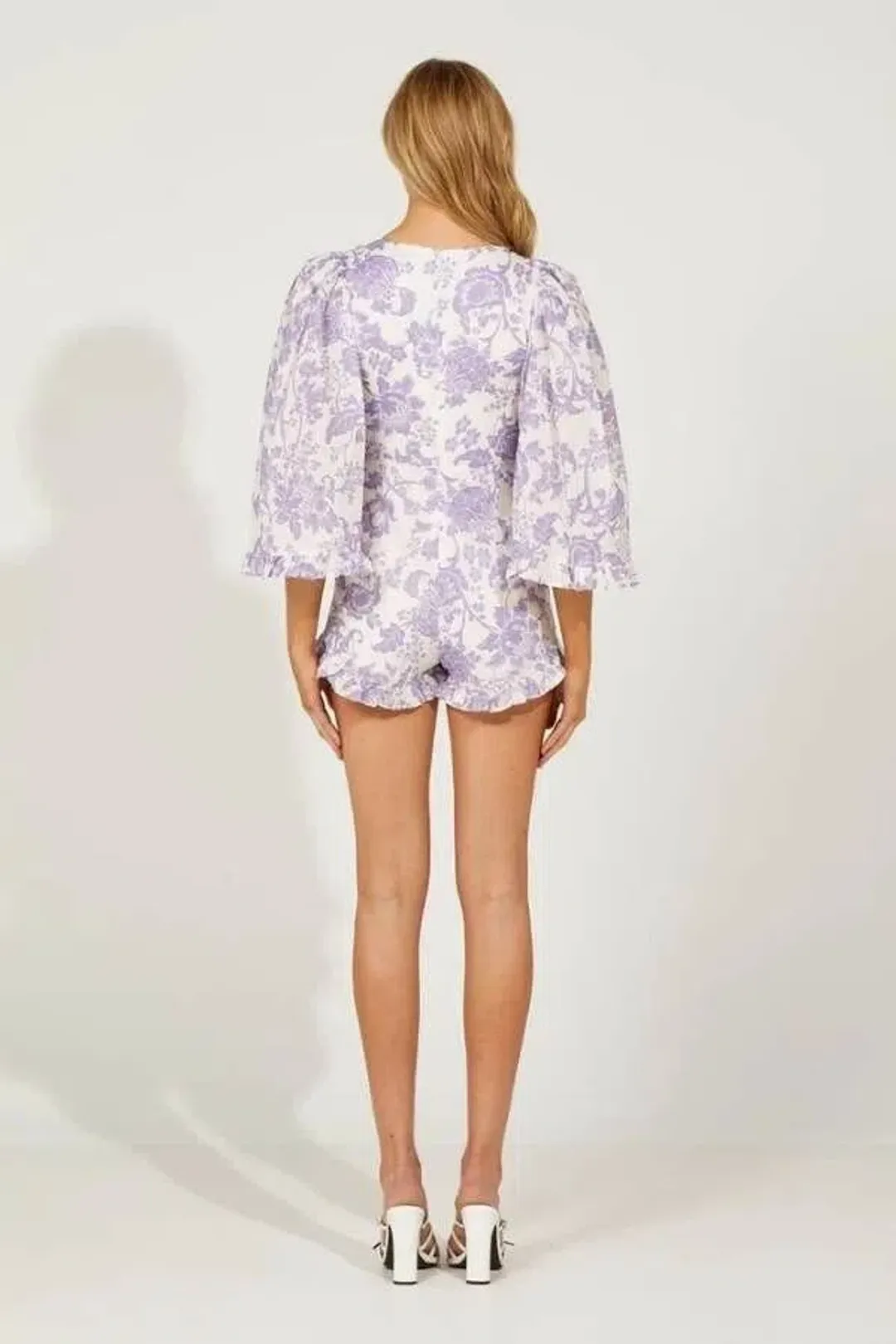 Alice McCall Mary Anne Playsuit Iris Size 6 for rent on The Volte - main image