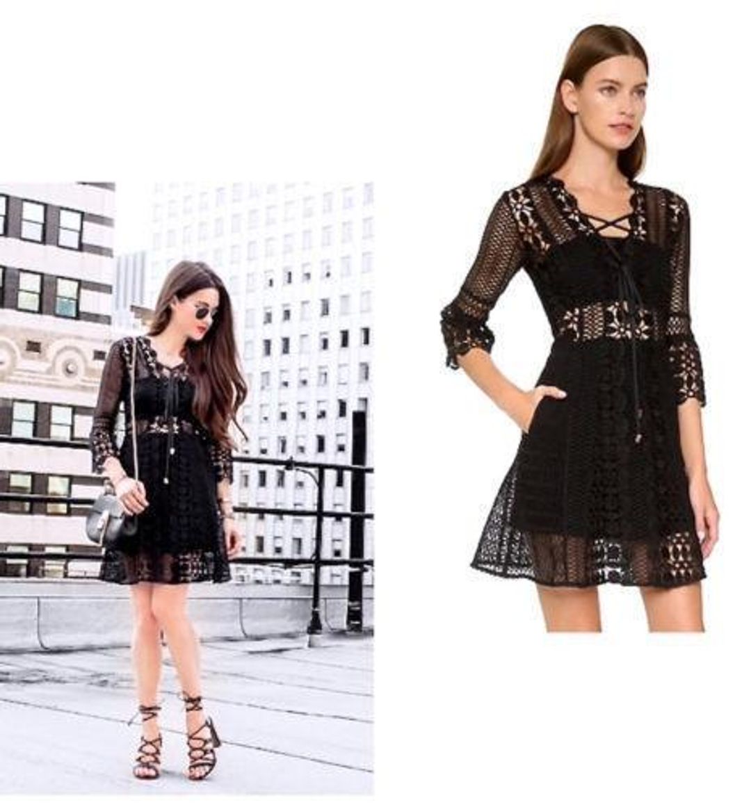 Self Portrait A Line Guipure Lace Mini Dress Size 8 for rent on The Volte - main image