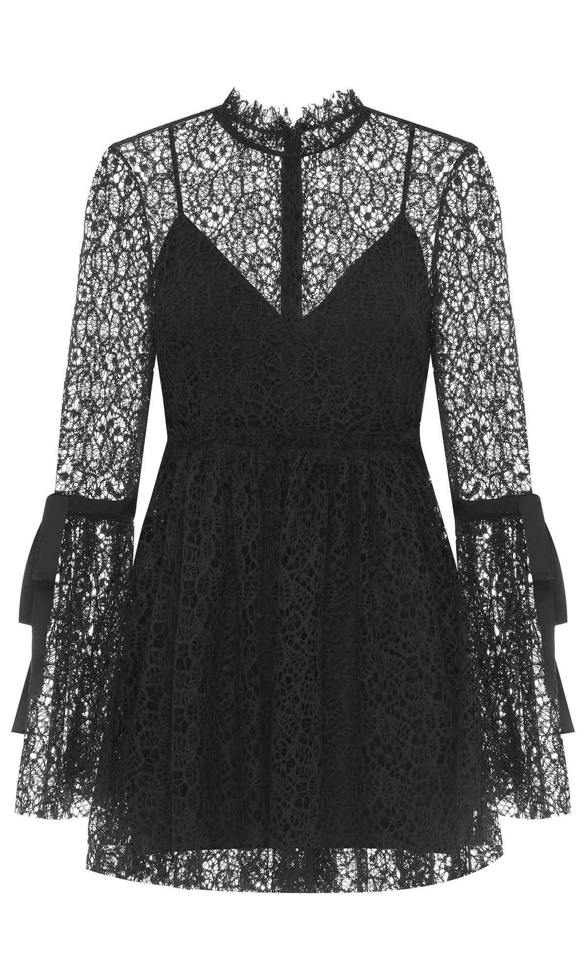 Alice McCall Back To You Lace Mini Dress Black Size 6  - Image 5