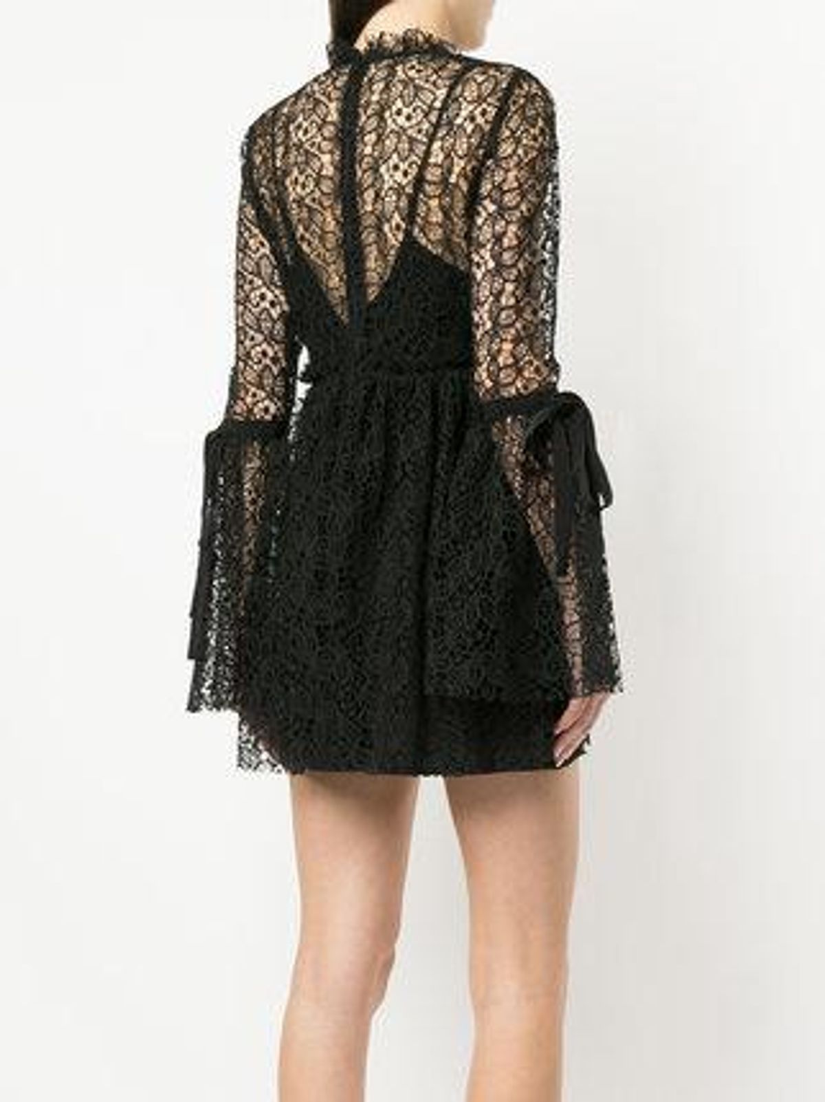 Alice McCall Back To You Lace Mini Dress Black Size 6  - Image 4