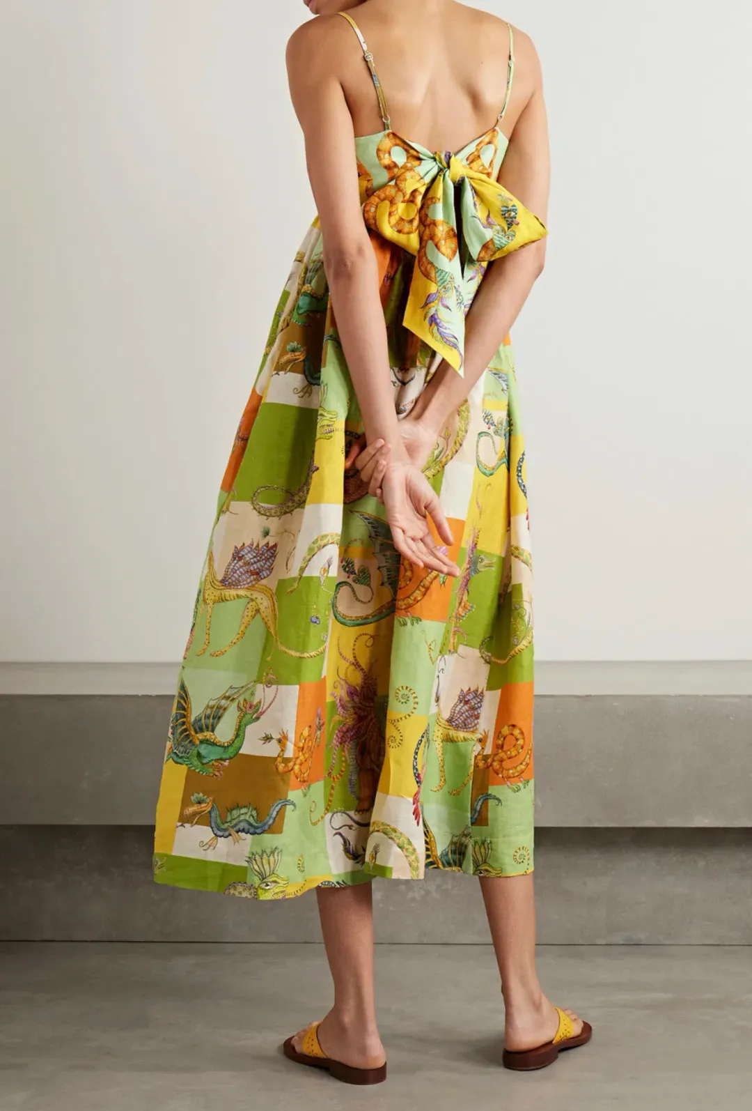 Alemais Jerome Midi Dress Multi Size 8 for rent on The Volte - main image