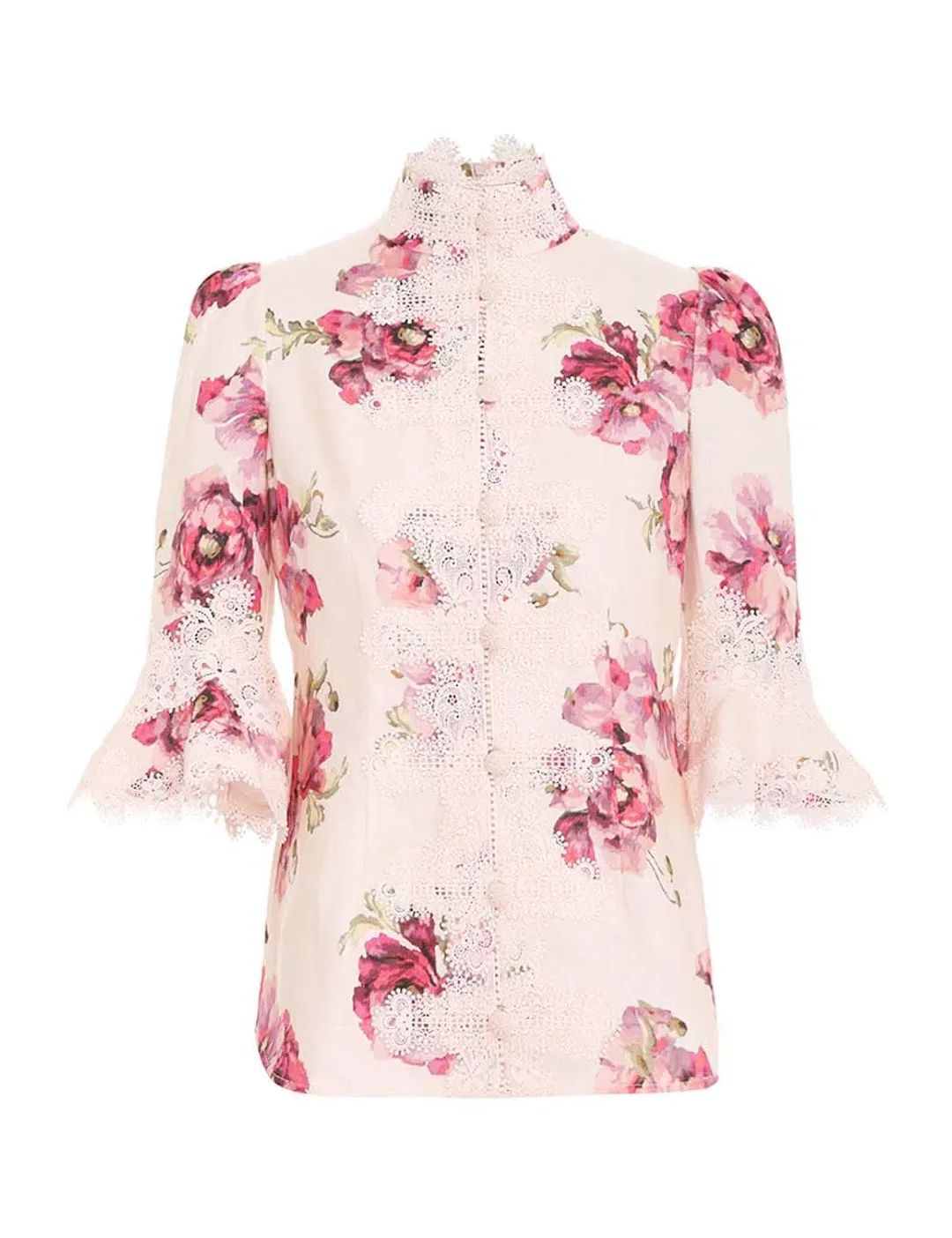 Zimmermann High Tide Applique Tunic Size 2/12au And Skirt Size 1/Au 10  for rent on The Volte - main image