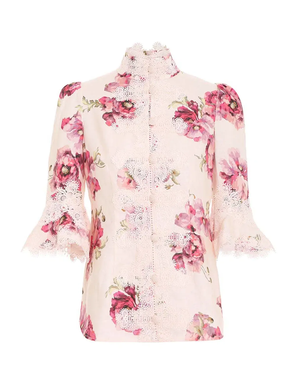 Zimmermann High Tide Applique Tunic Size 2/12au And Skirt Size 1/Au 10 - Image 3