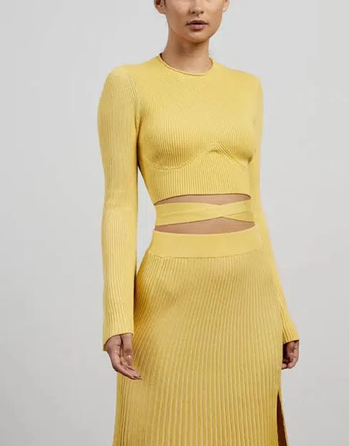 Hansen And Gretel Knit Set Sunshine Yellow Size 6 - Image 2