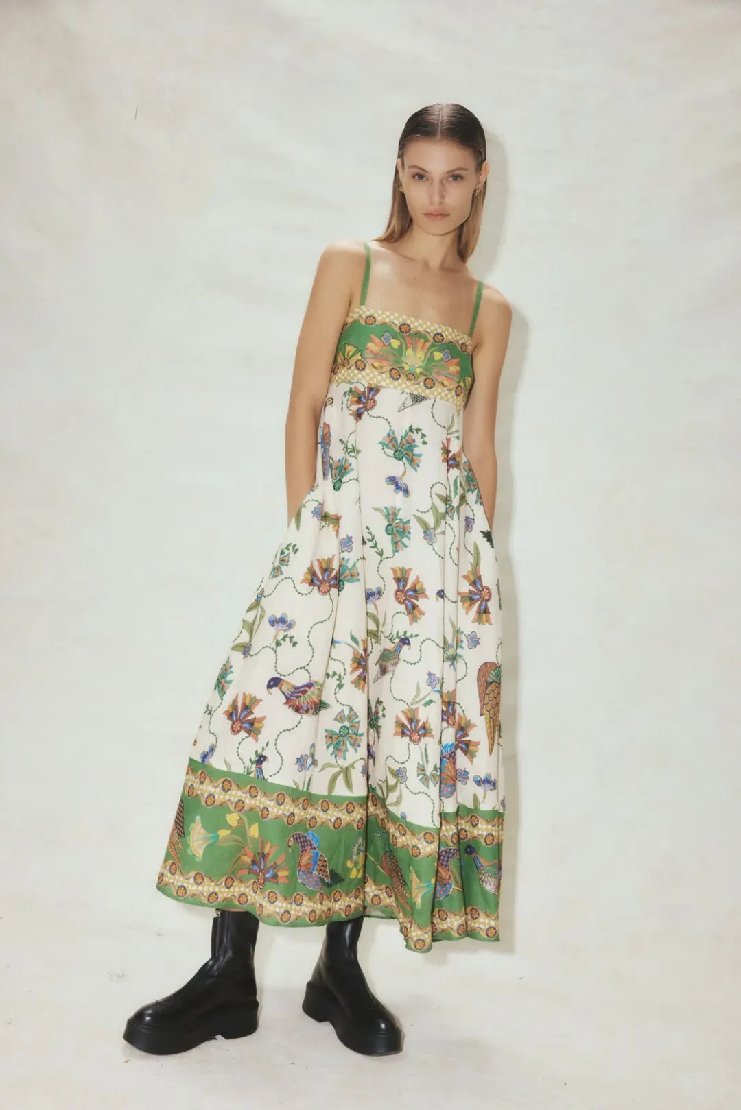 Alemais Birdie Sundress Print Size 10 for rent on The Volte - main image