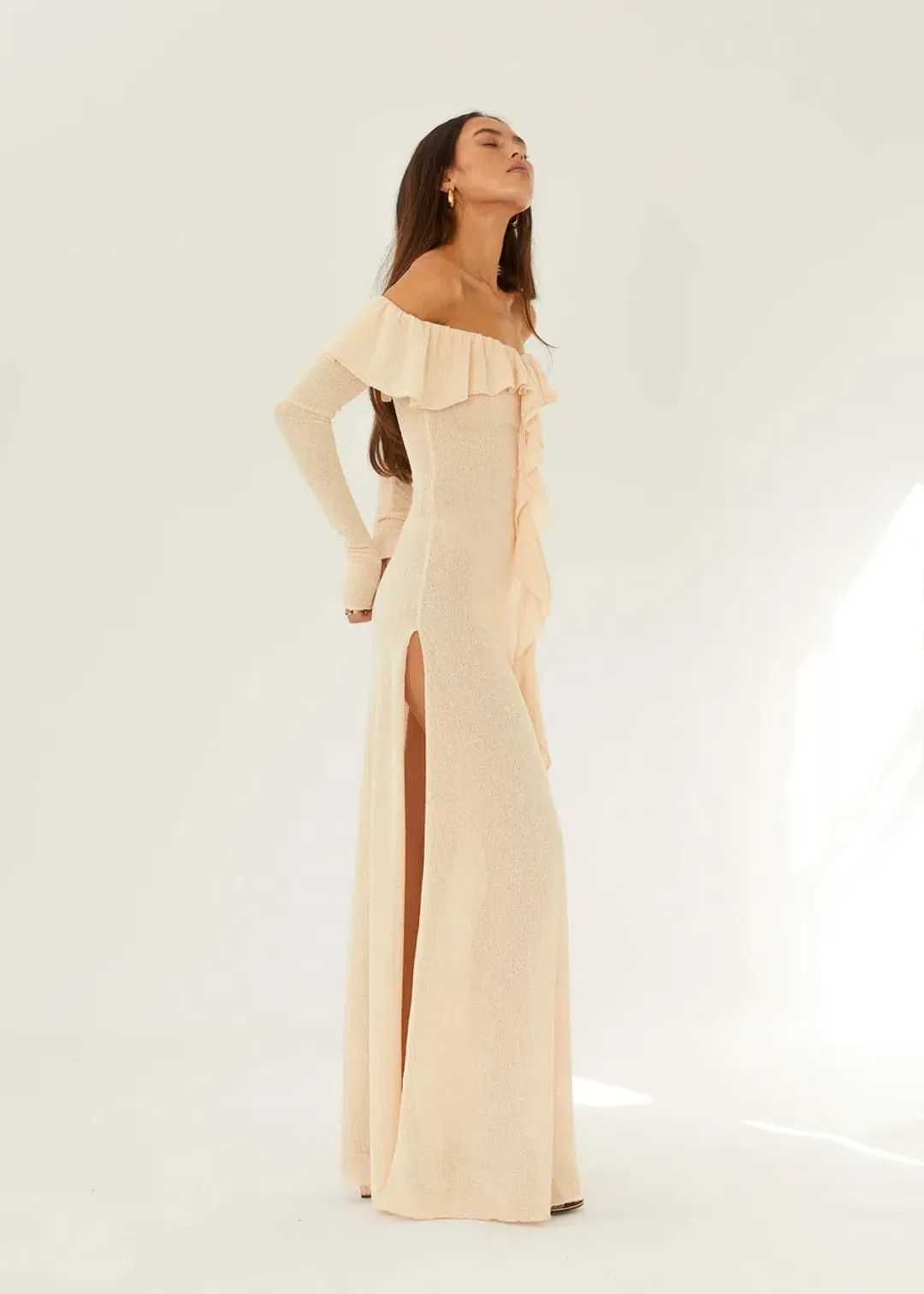 Arcina Ori Mila Dress Cream Size M / AU 10 for rent on The Volte - main image