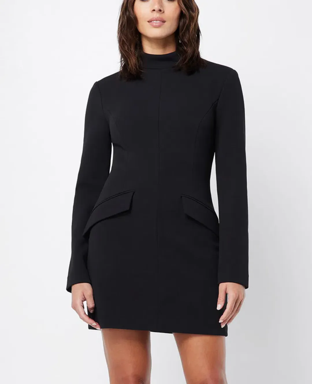 Mossman Vice Versa Mini Dress Black Size 12 for rent on The Volte - main image