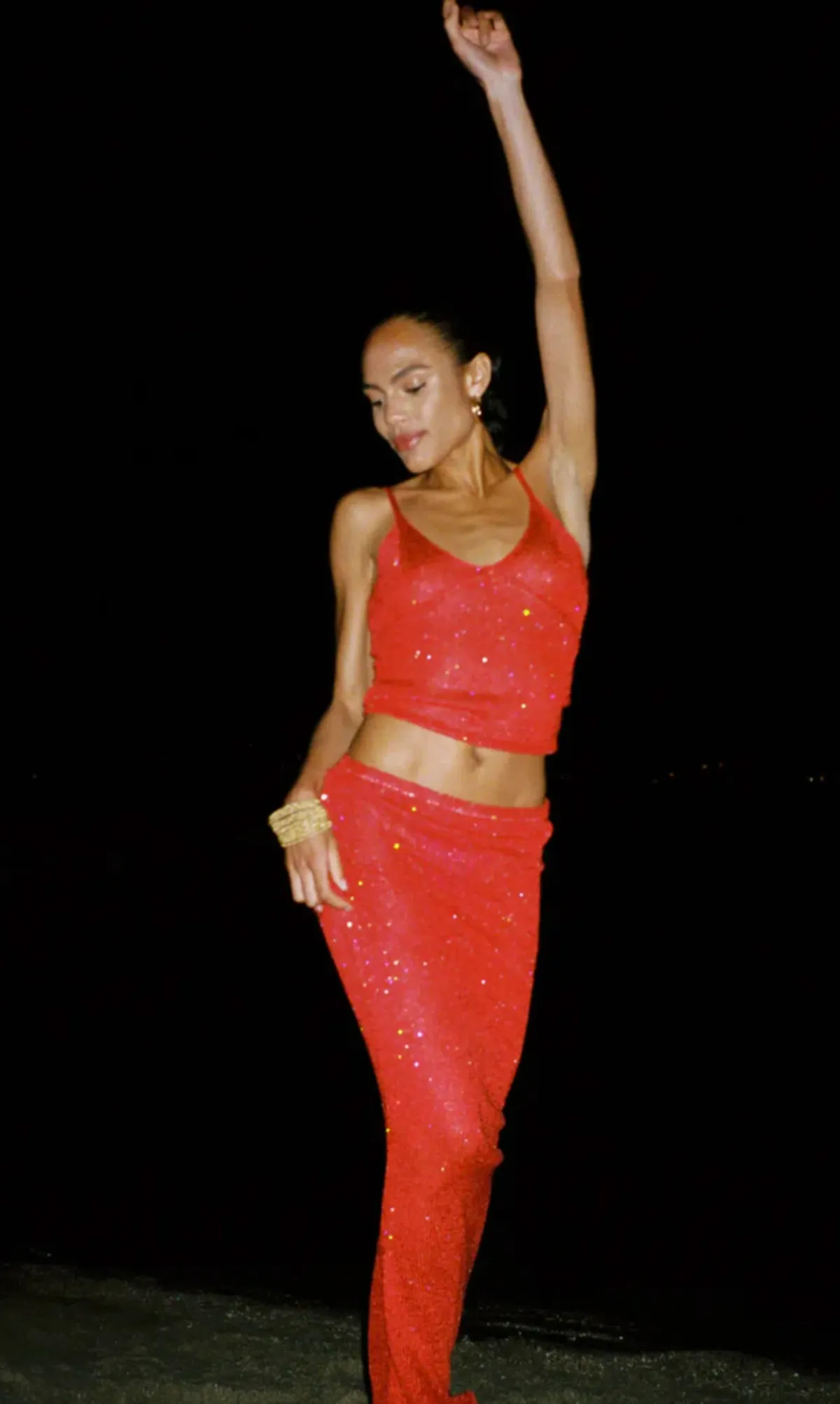 Asta Resort The Carolina Set in Rossa Sequin Size 6  - Image 2