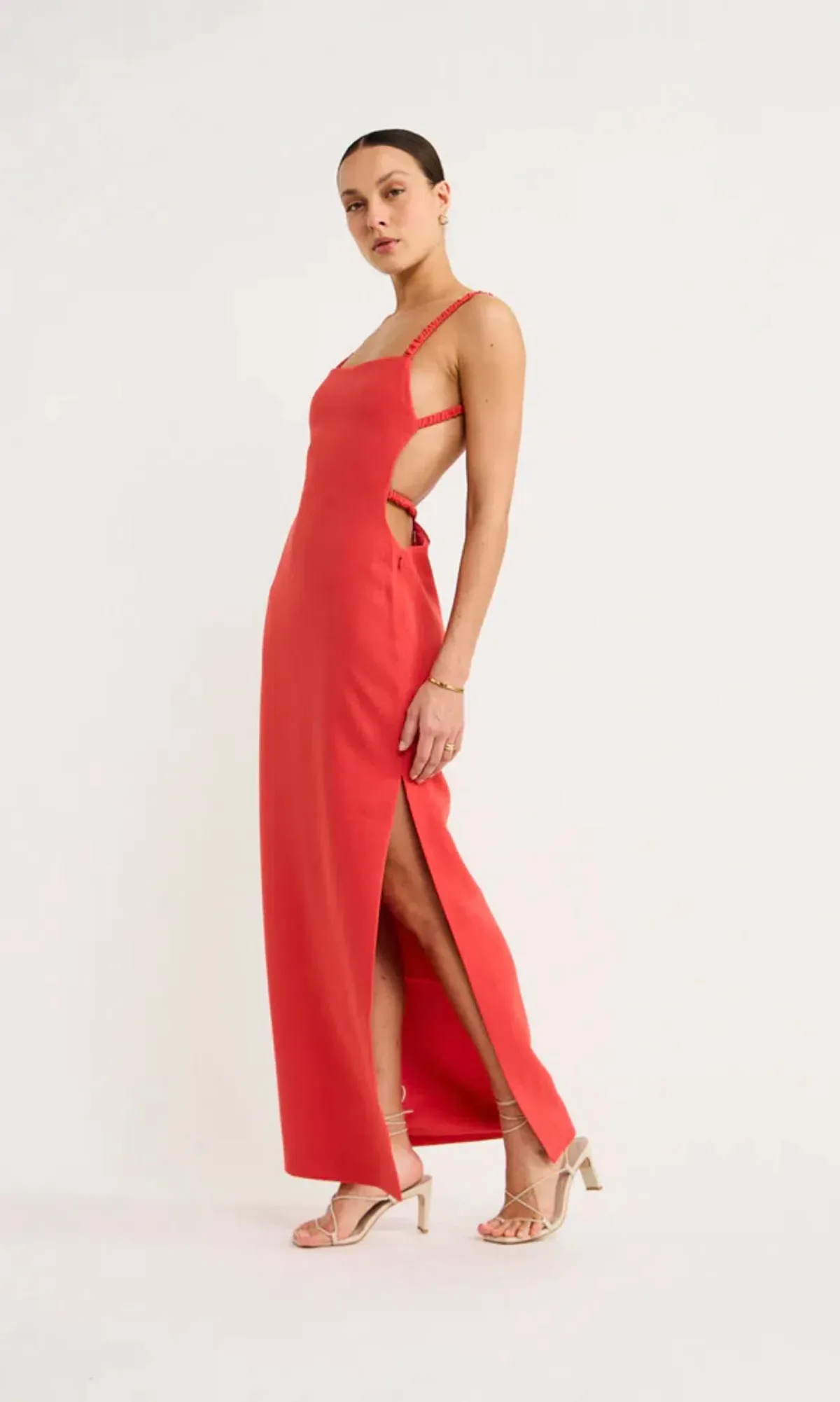 Sir the Label Spoerri Backess Gown in Red Size 1 / Au 8 - Image 2
