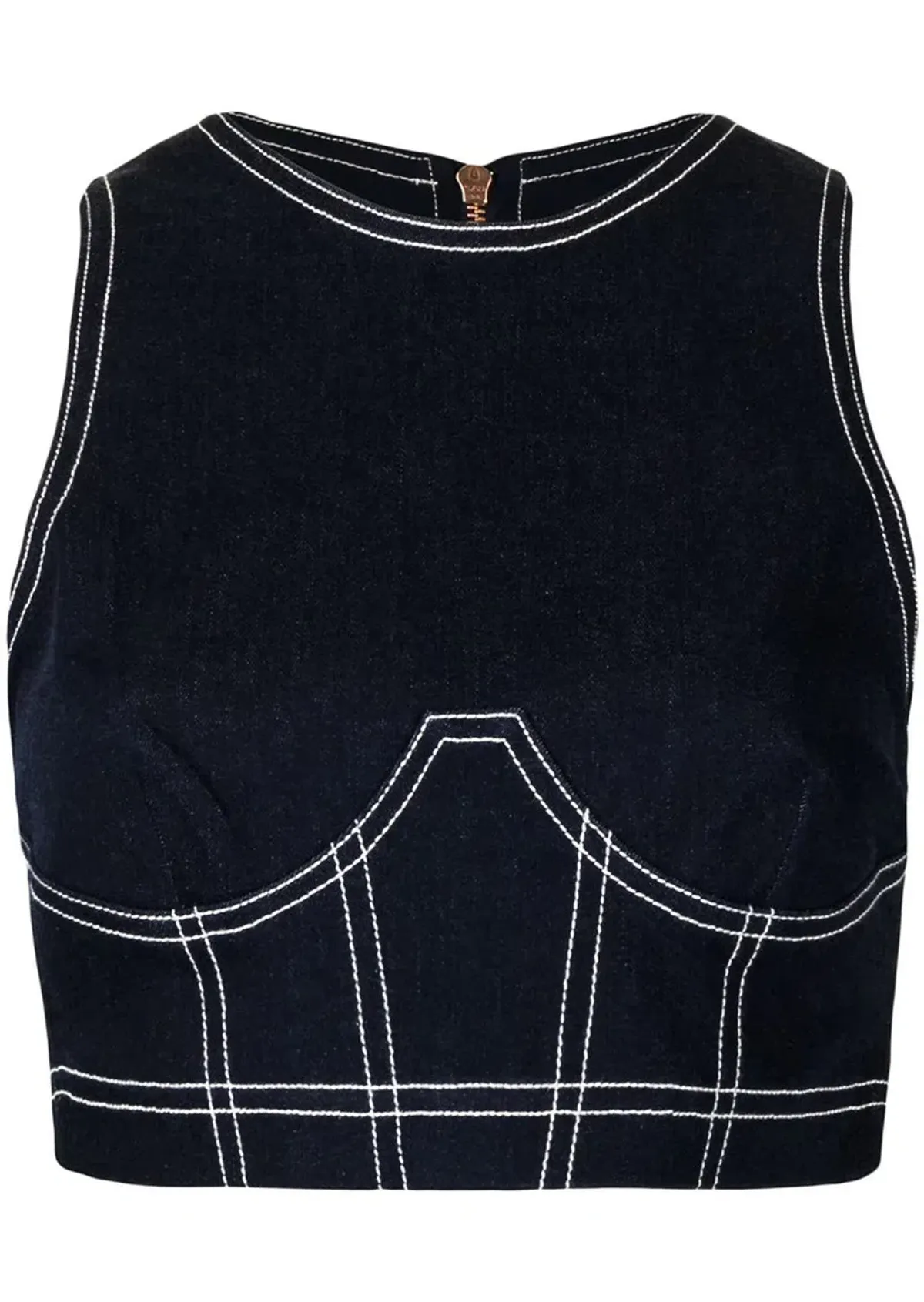 Alice McCall Crop Top and Pants Blue Size AU 10 - Image 3