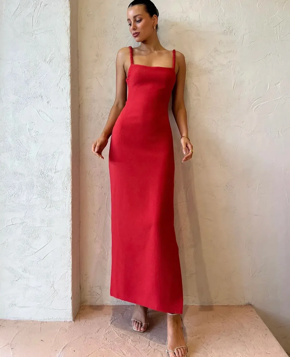 Sir The Label Spoerri Backless Gown Red Size 1/Au 8 - Image 1