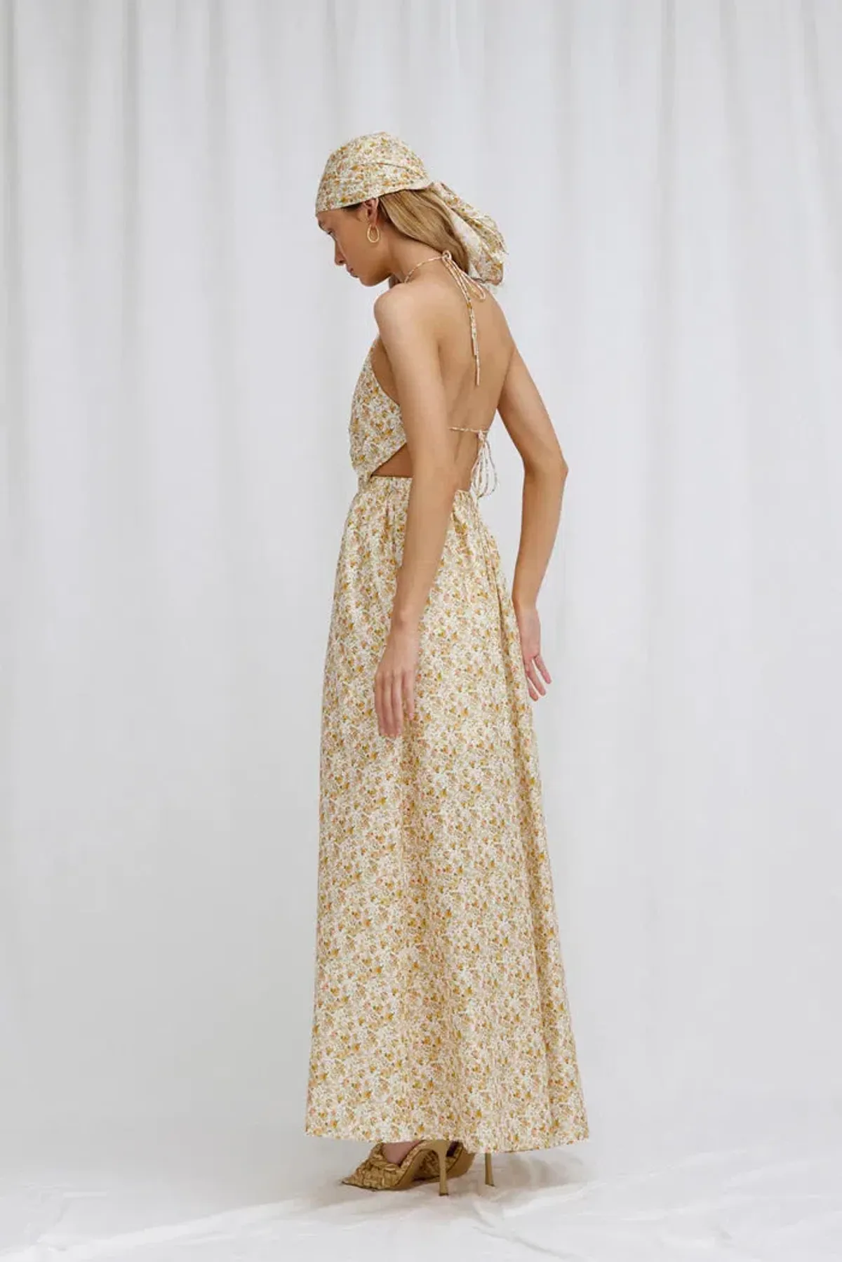 Significant Other Cara Dress Floral Print Yellow Size 10 - Image 1