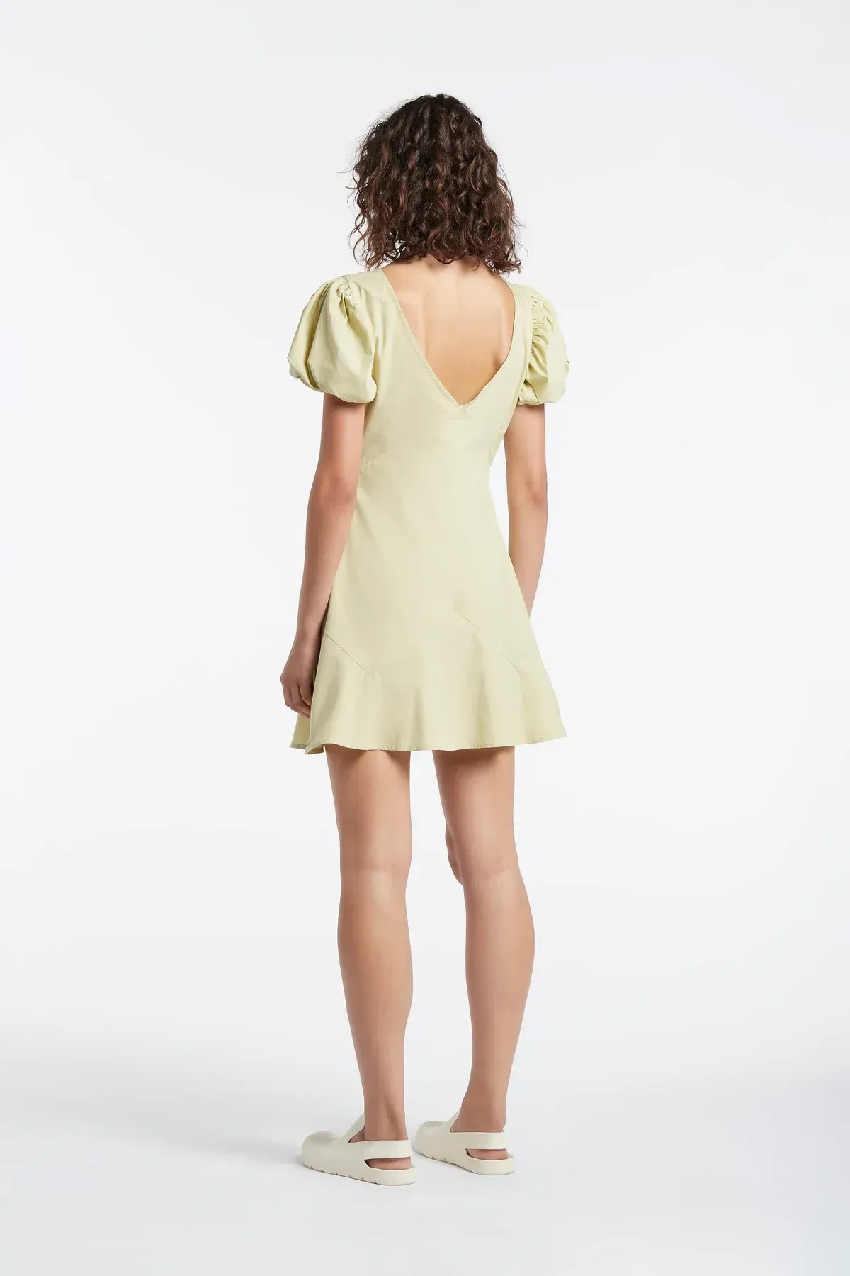 Sir the Label Mason Panelled Mini Dress in Pistachio Green Size 10 - Image 2