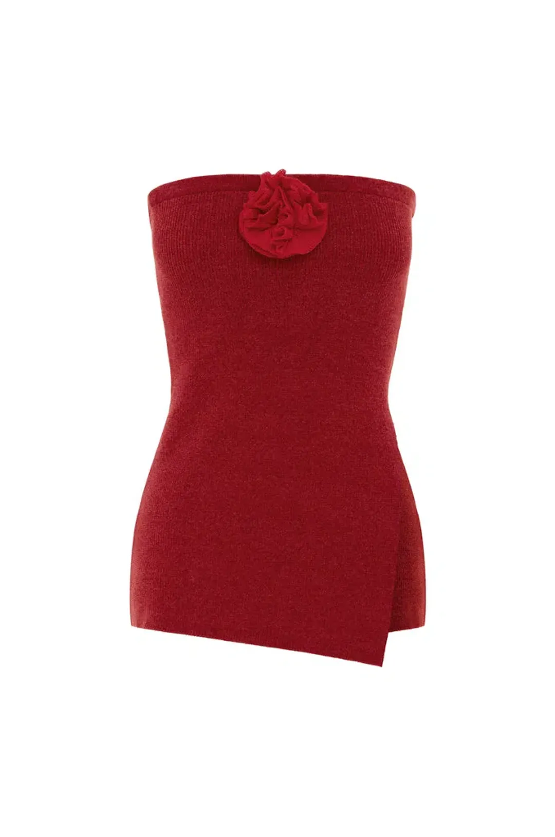 With Jean Belle Top Red Size 6  for rent on The Volte - main image