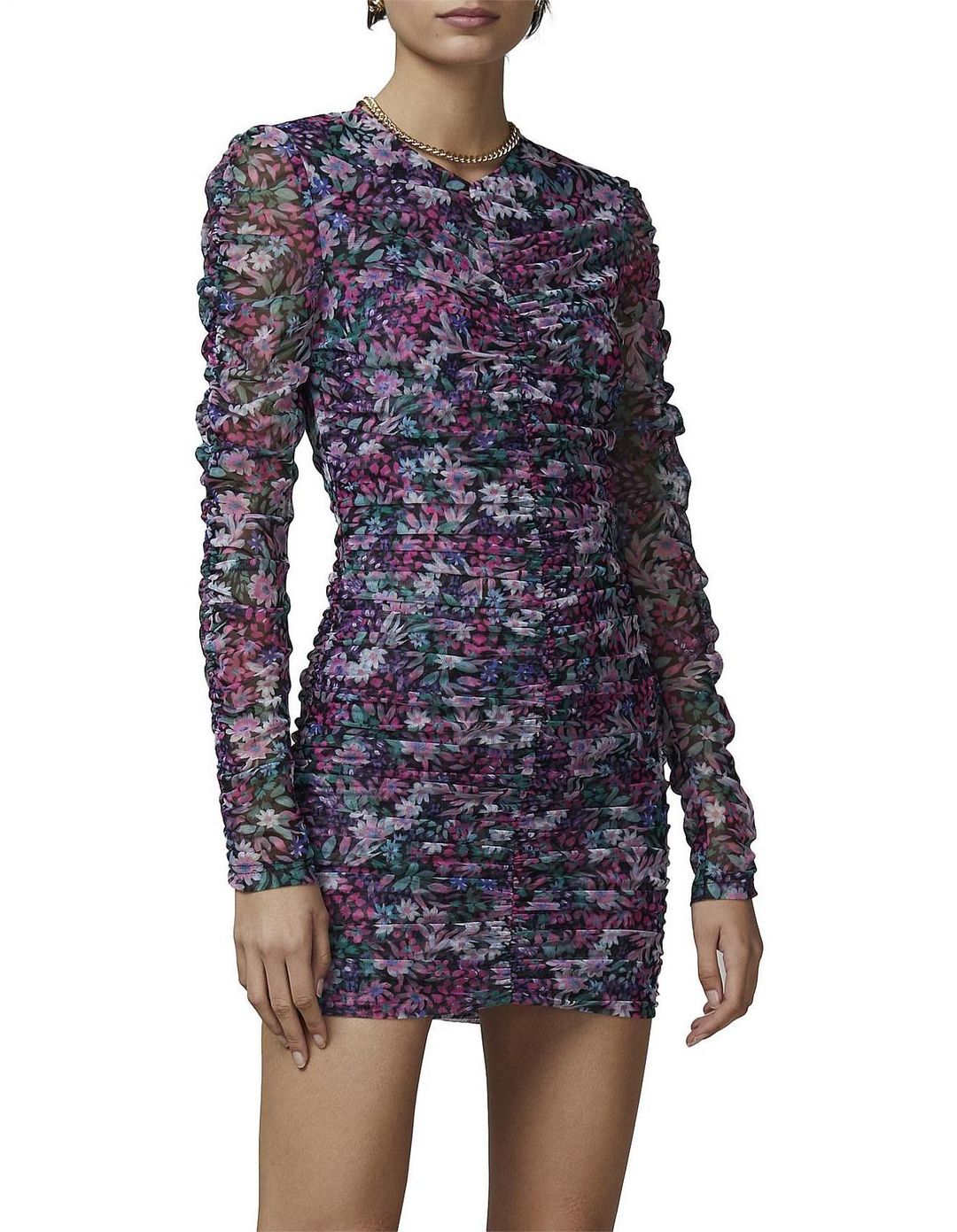 Bec & Bridge Anais Mesh Mini Dress size 8 for rent on The Volte - main image