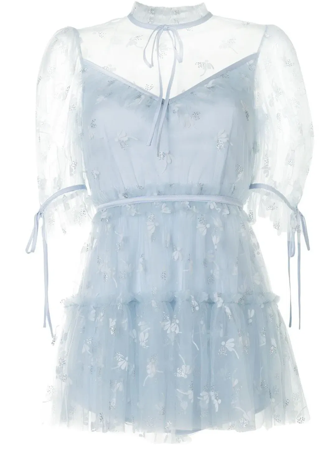 Alice McCall Moon Lover Playsuit Blue Size AU 10  for rent on The Volte - main image