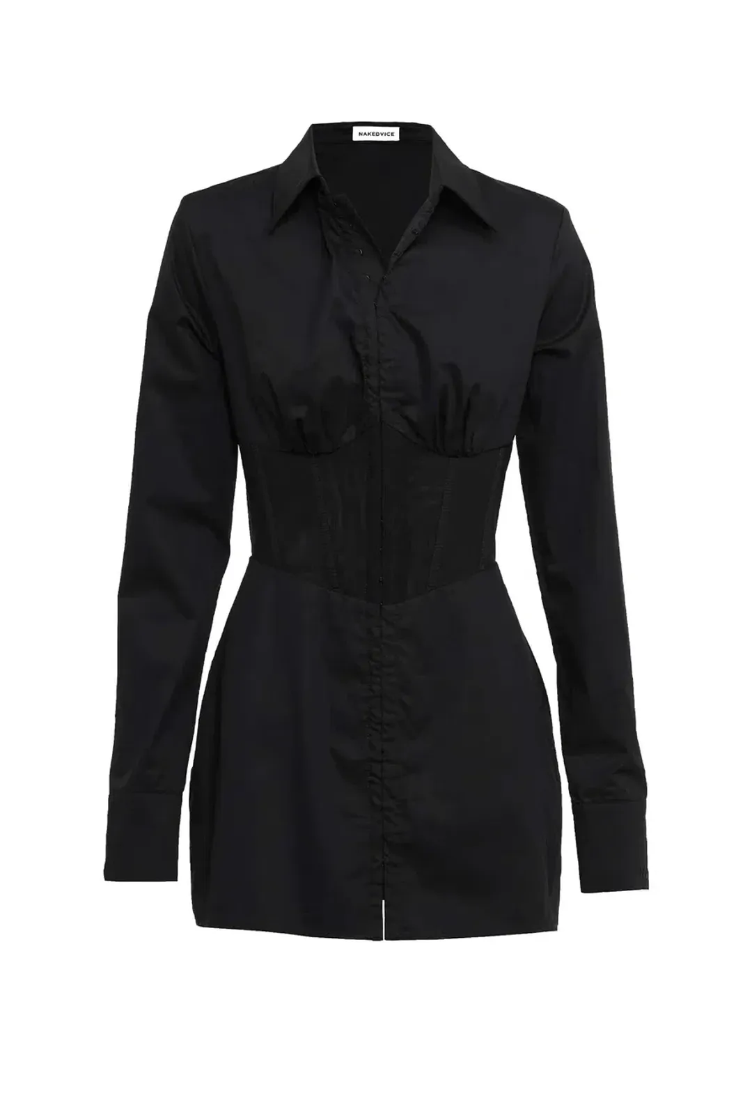 Nakedvice The Zach Dress Black Size 12 for rent on The Volte - main image