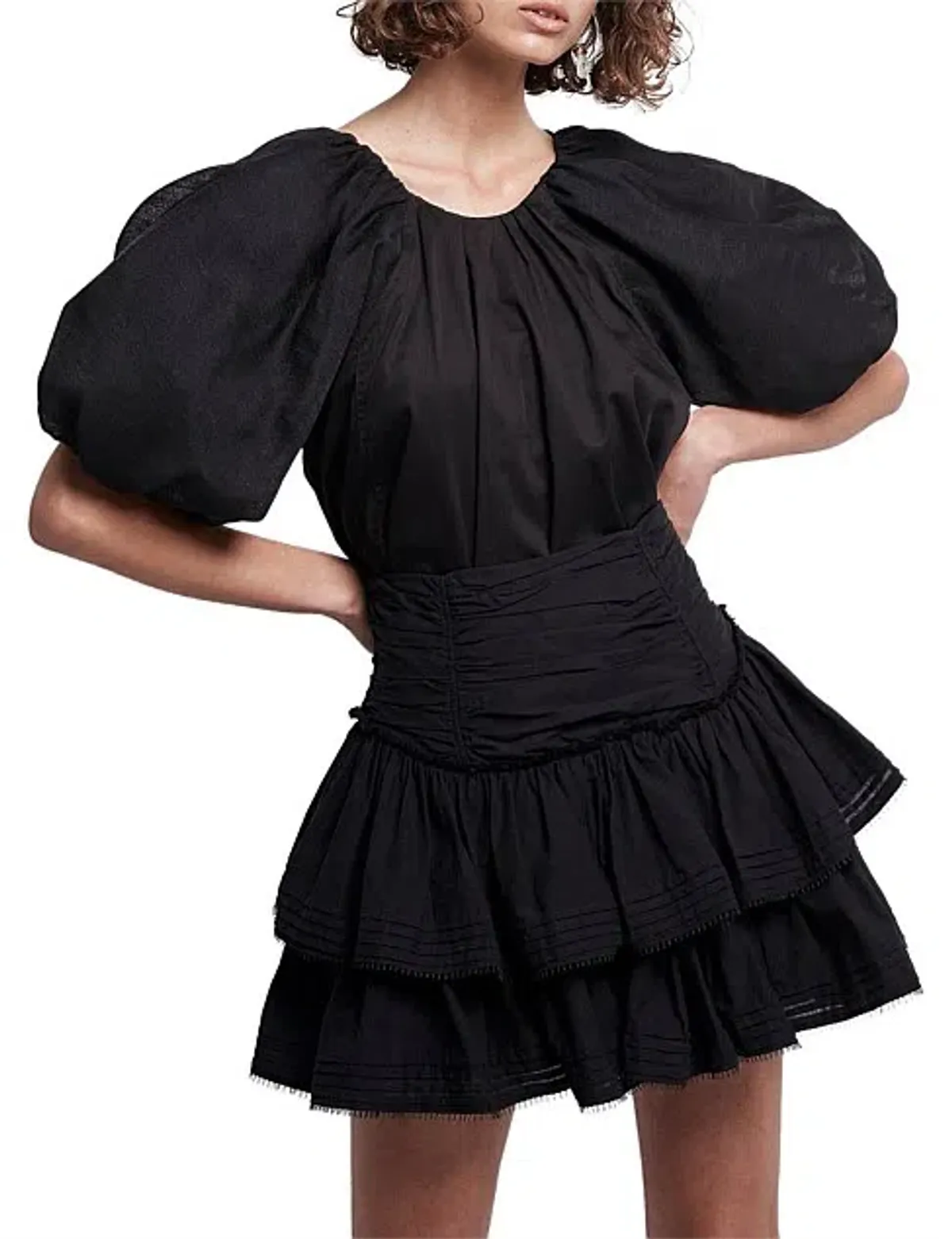 Aje Aria Skirt In Black Size AU 8  - Image 1