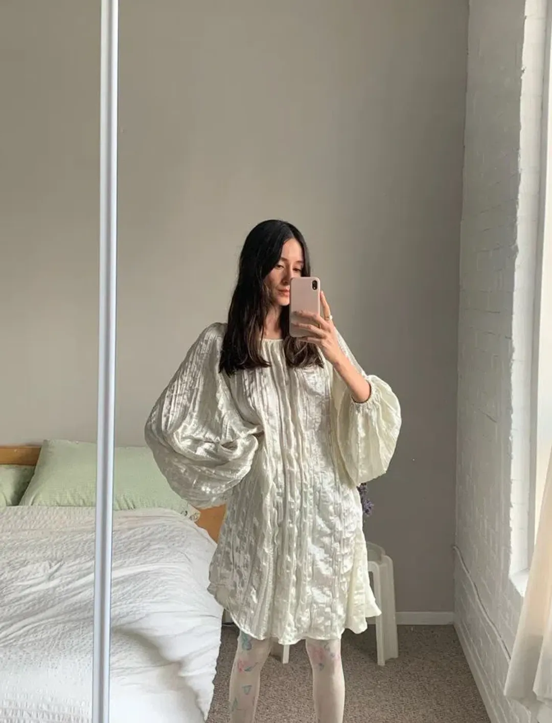 Local Woman Satin Crinkle Mini Dress One Size  for rent on The Volte - main image