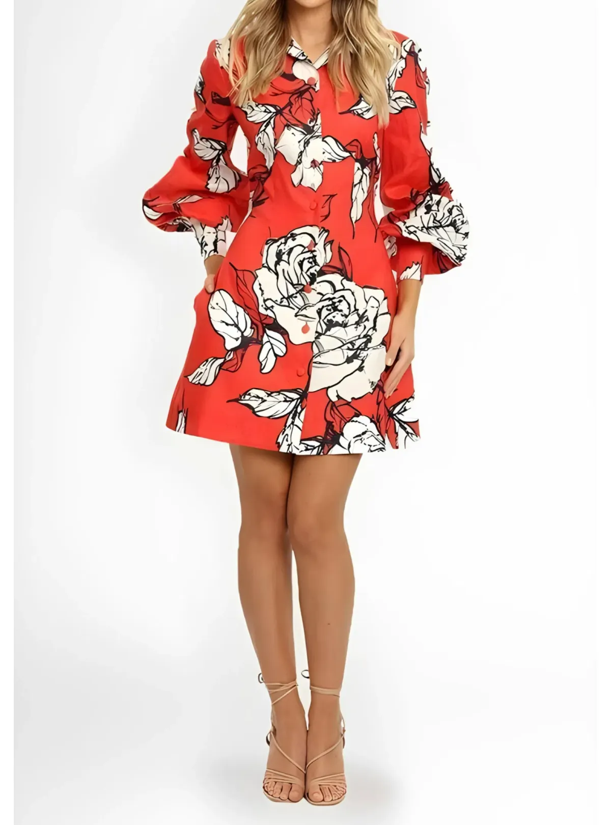 Leo and Lin Luminous Linen Mini Dress Imperial Size AU 12 - Image 1