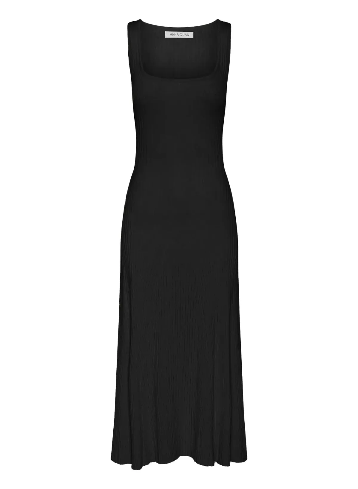 Anna Quan Dido Rib Knit Midi Dress Black Size 8 - Image 12